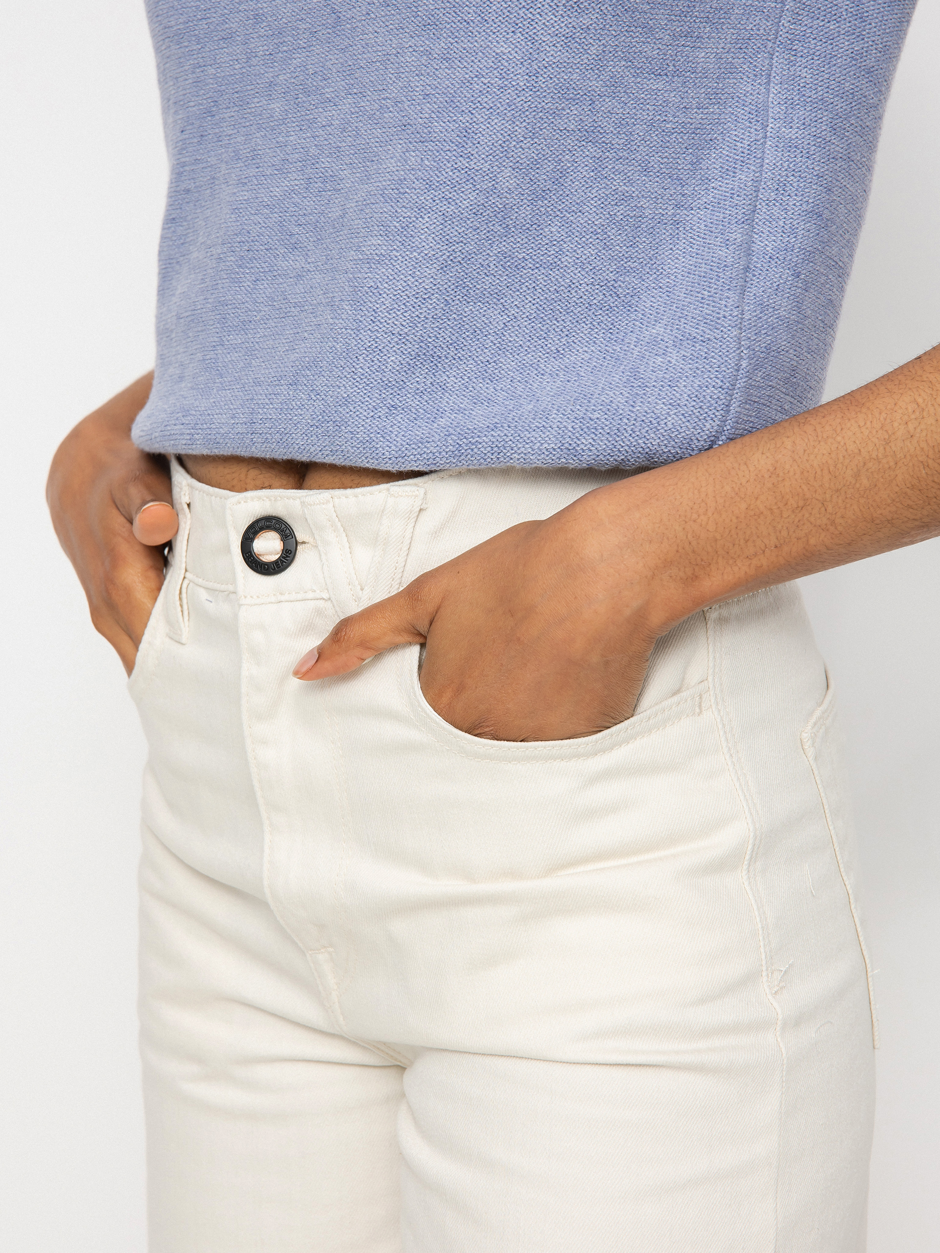 Kalhoty Volcom Weellow Denim Wmn (cloud)