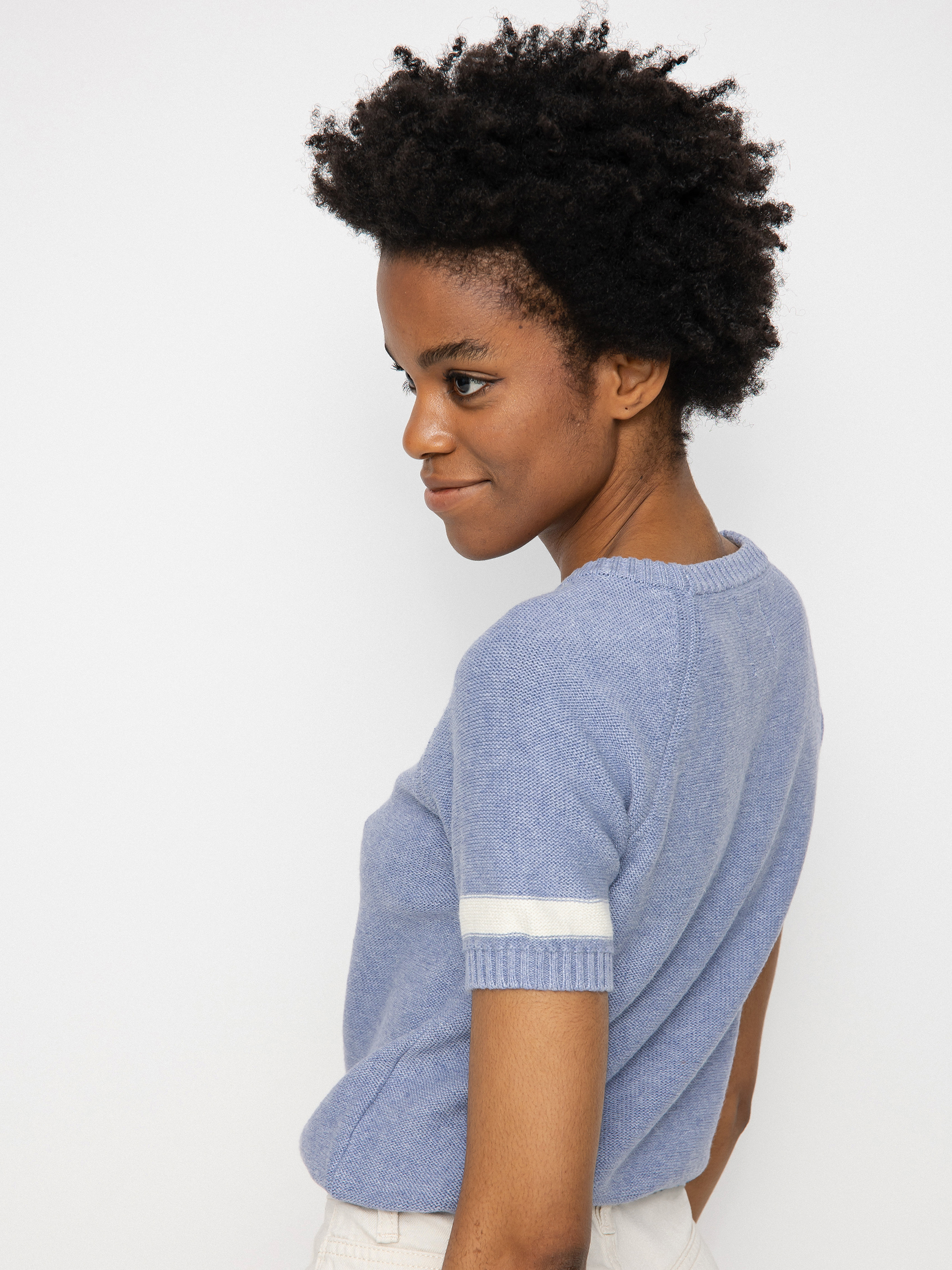 Svetr RVCA Goals Sweater Wmn (grey purple)