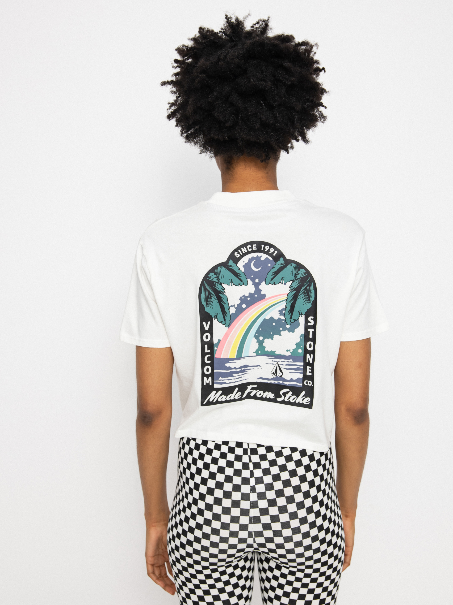 Tričko Volcom Pocket Dial Wmn (star white)