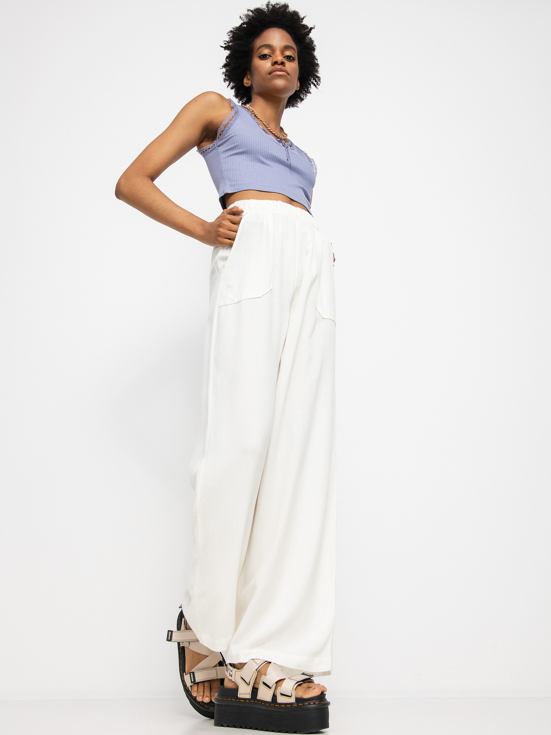 Kalhoty Volcom Coco Ho Wmn (star white)