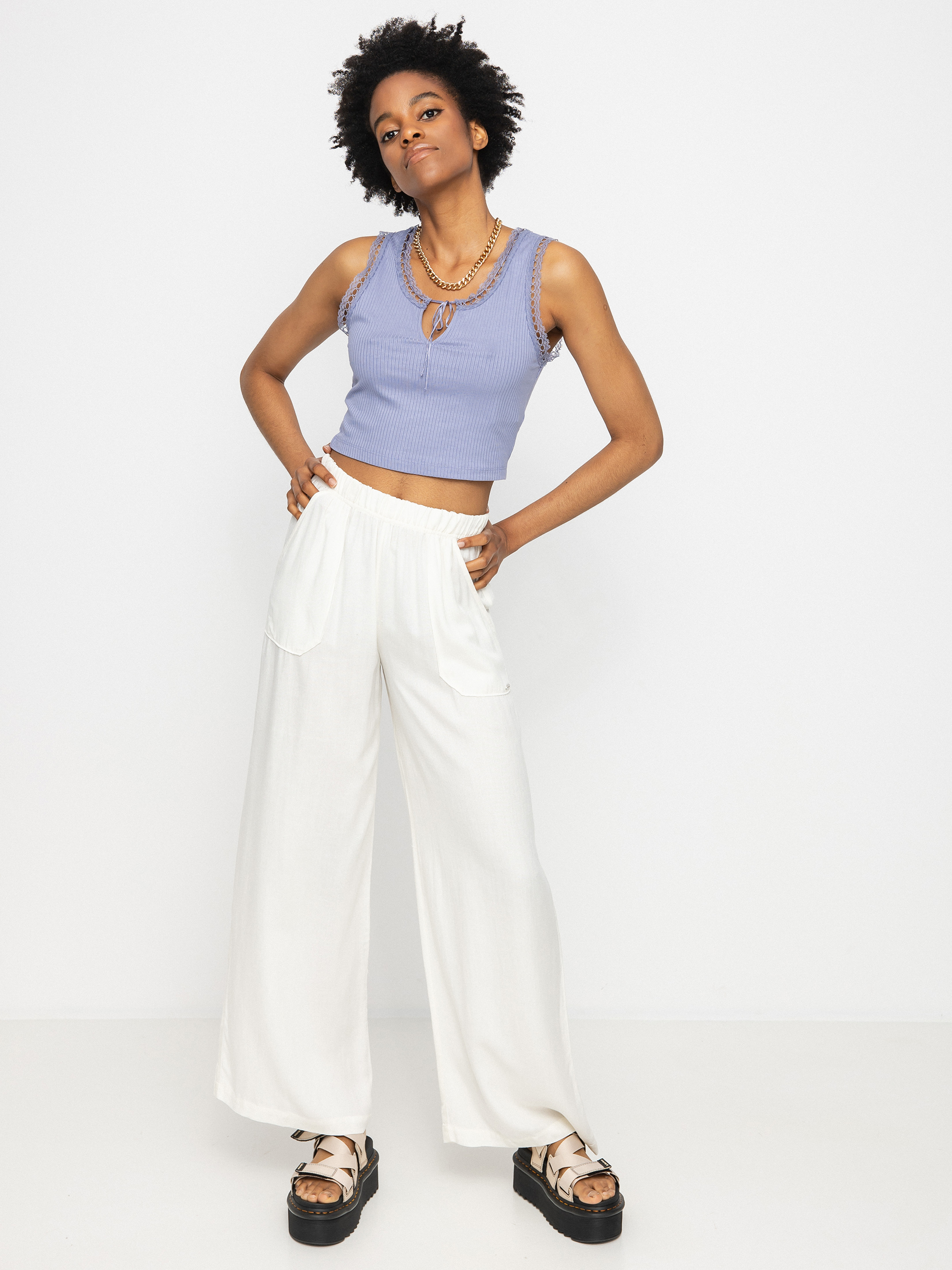 Kalhoty Volcom Coco Ho Wmn (star white)