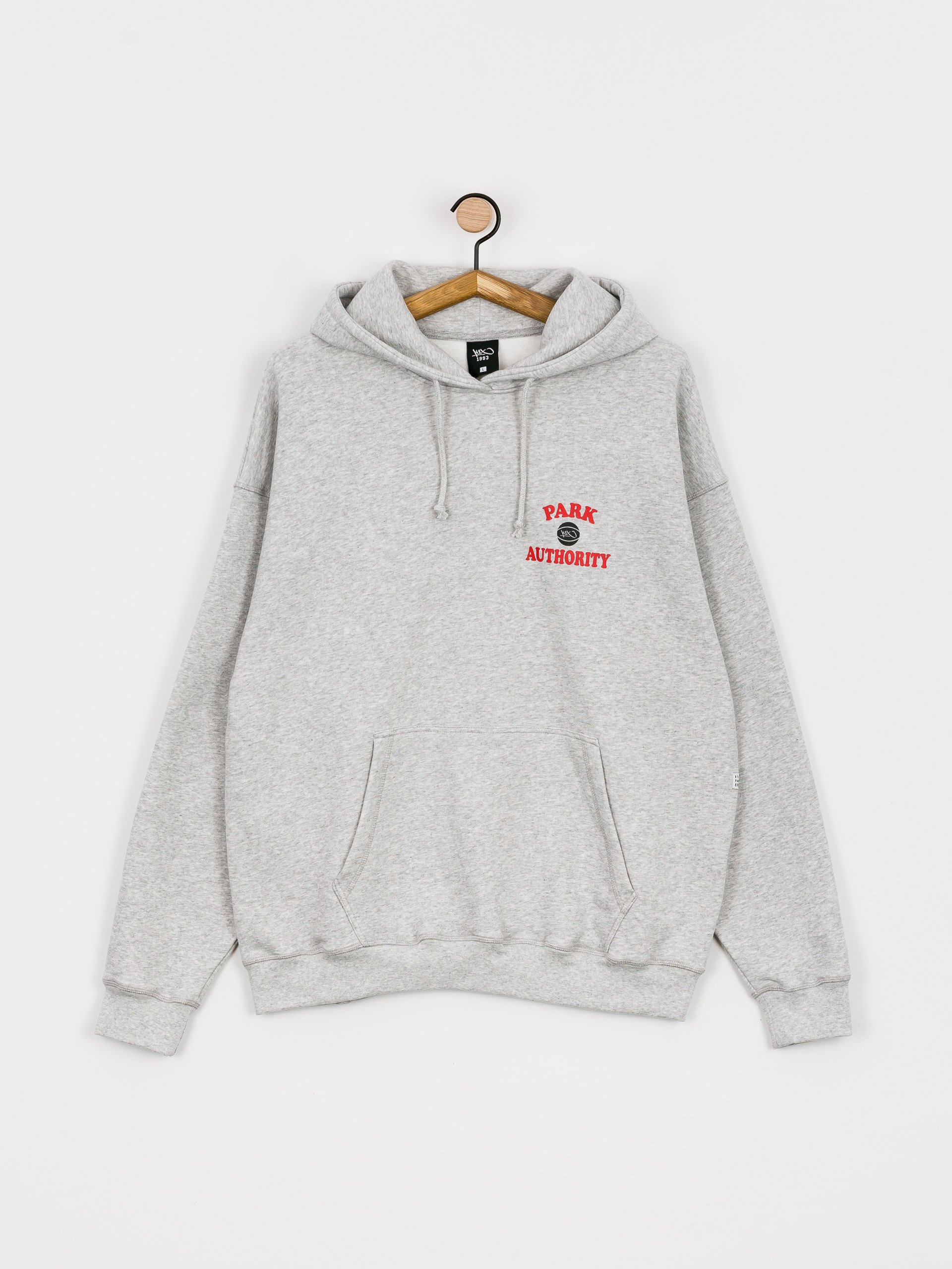 Mikina s kapucí K1x Pa Tipoff HD (light grey heather)