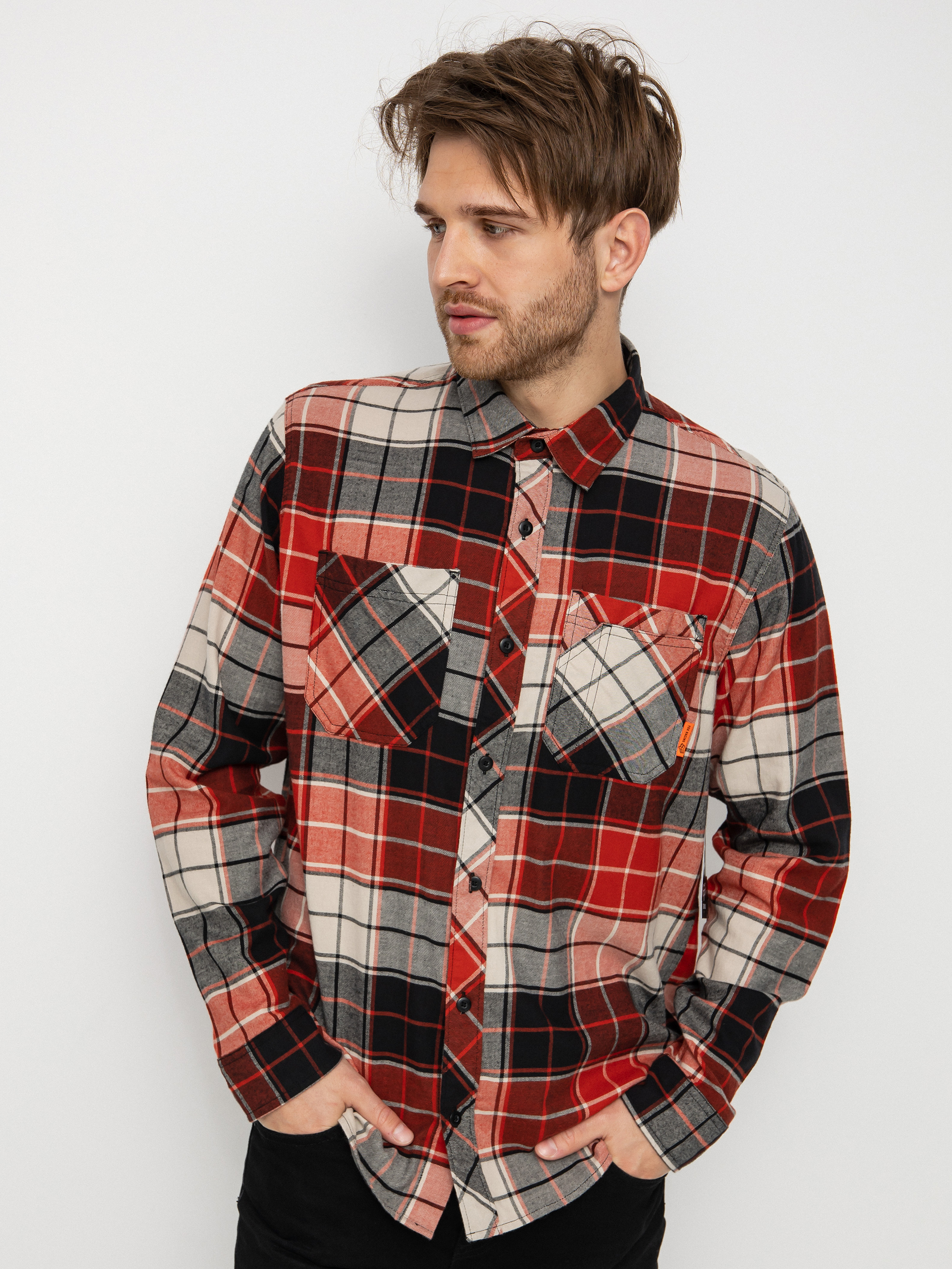 Košile Fox Grainz Utility (rd cly)