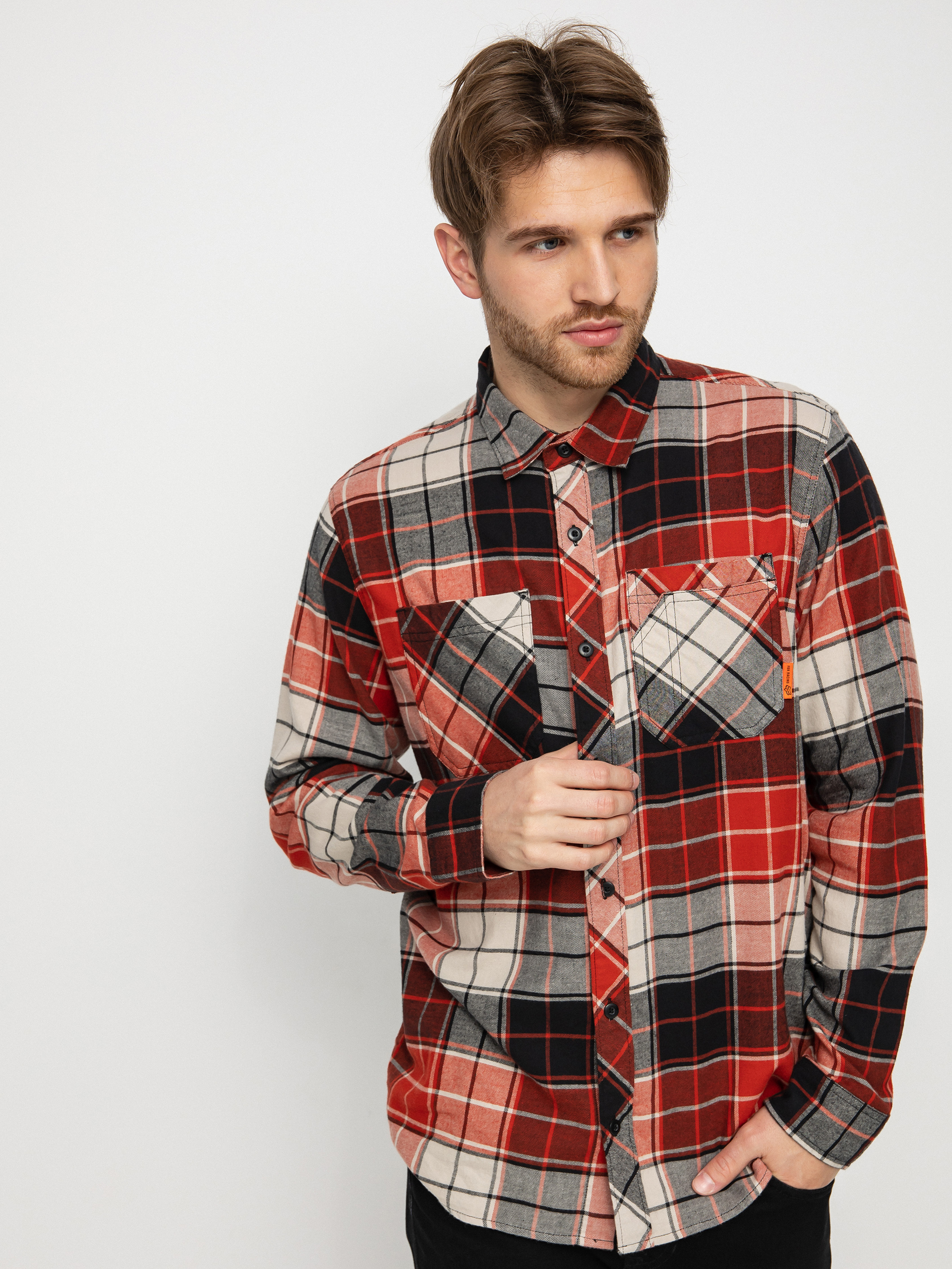 Košile Fox Grainz Utility (rd cly)