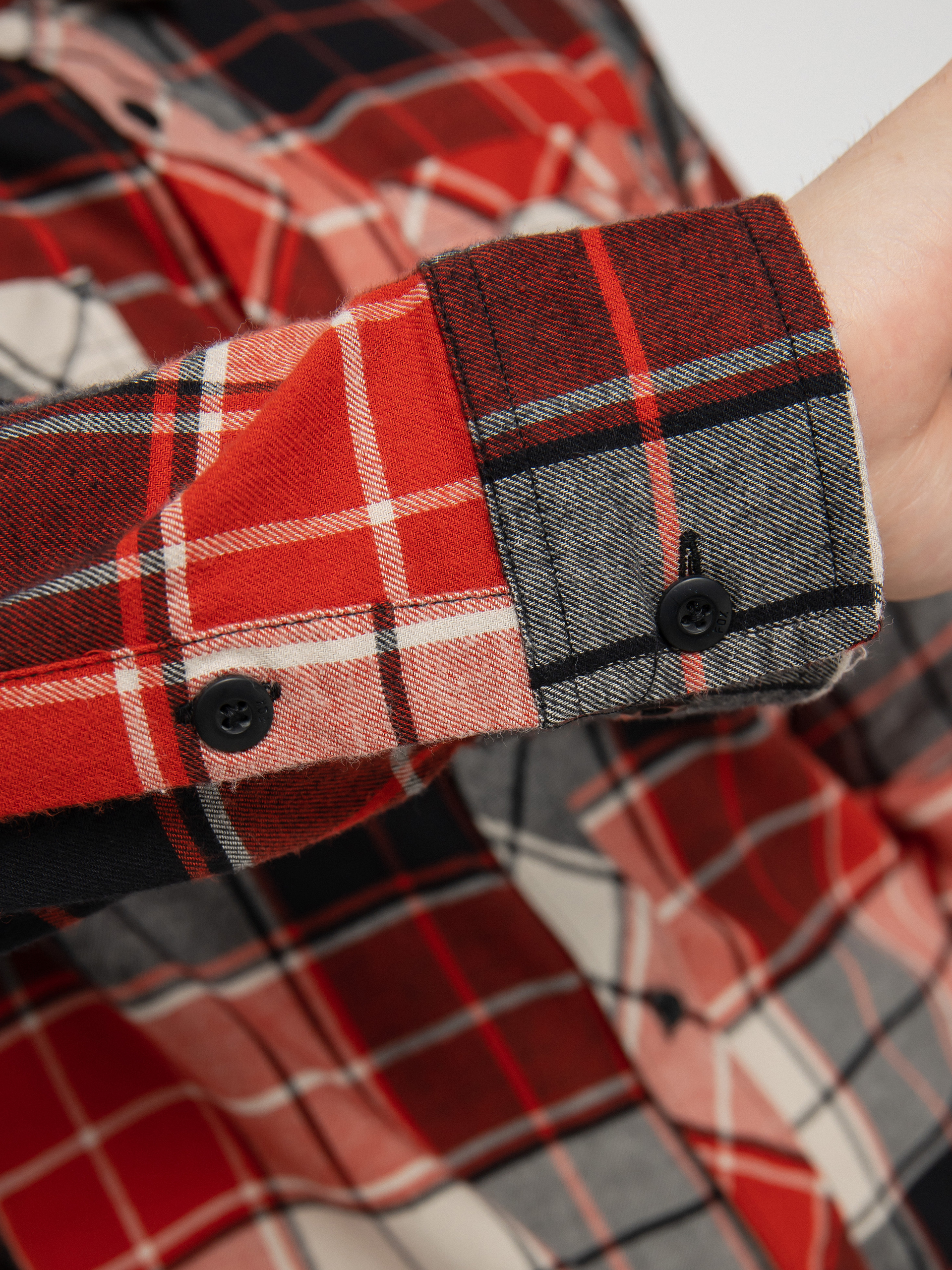 Košile Fox Grainz Utility (rd cly)