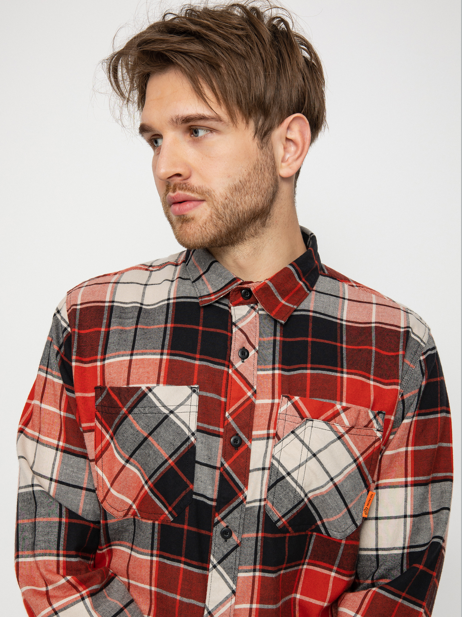 Košile Fox Grainz Utility (rd cly)