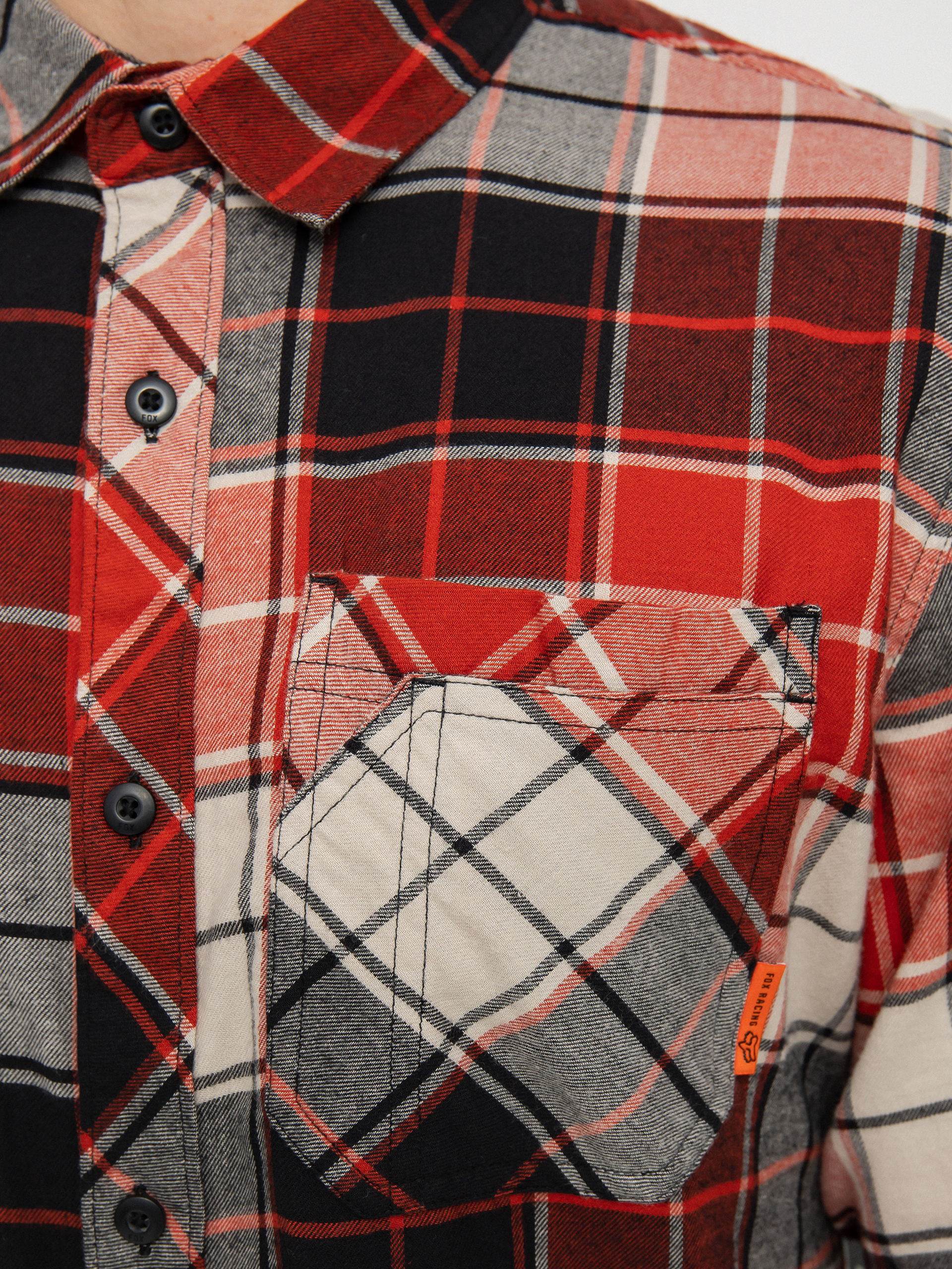 Košile Fox Grainz Utility (rd cly)