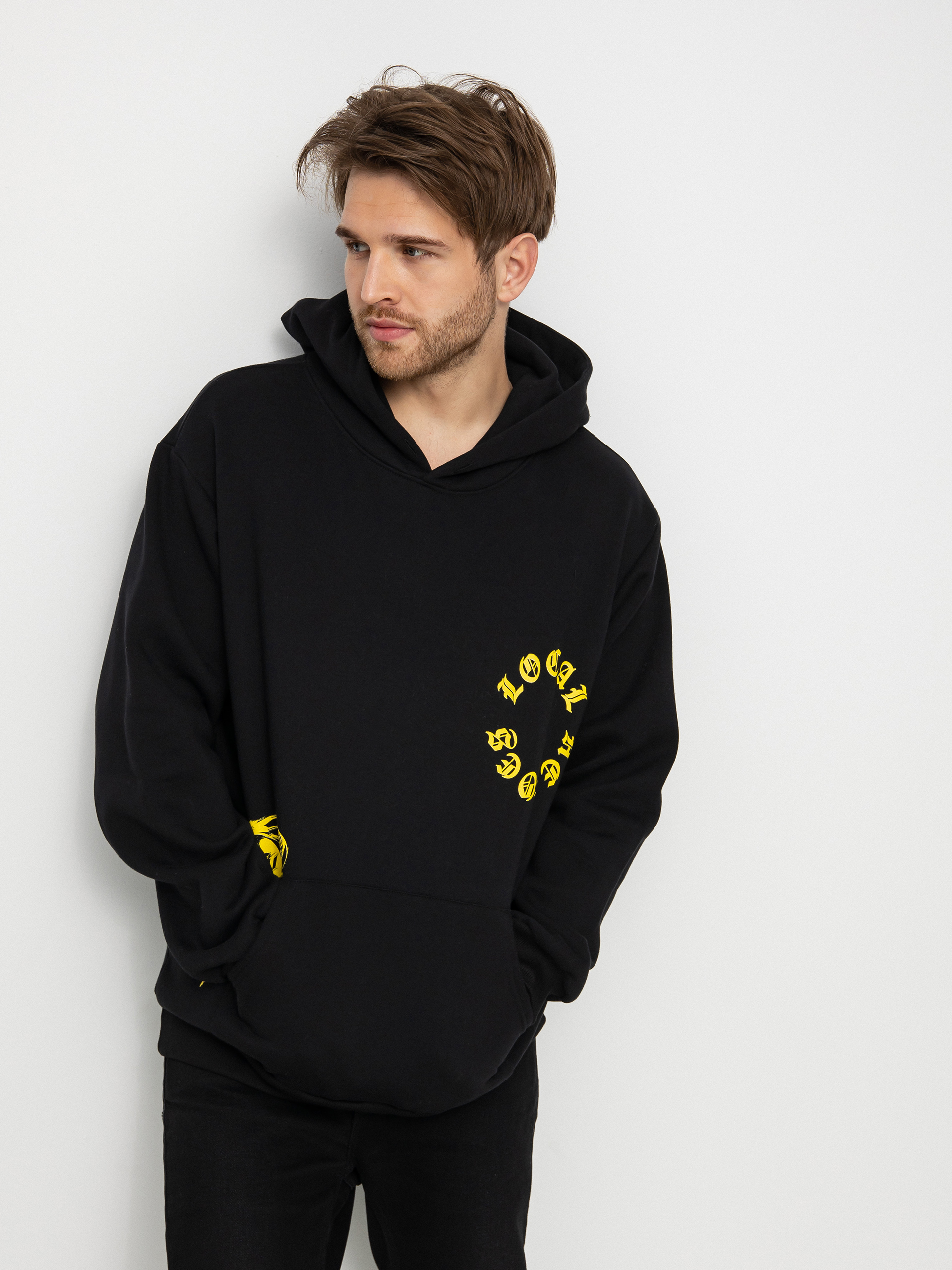 Mikina s kapucí Local Heroes Lh Supreme HD (black)