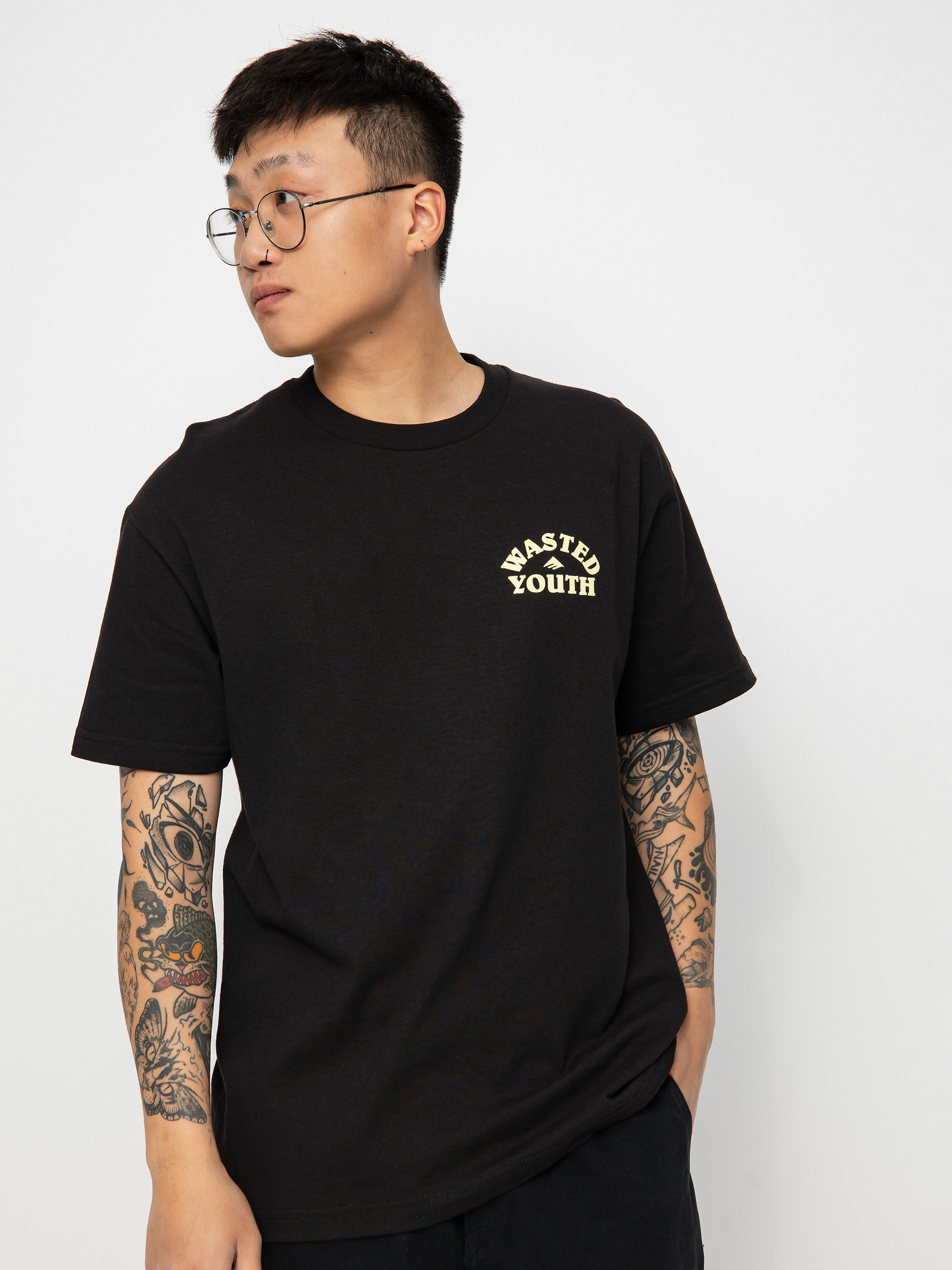 Tričko Emerica Wasted (black)