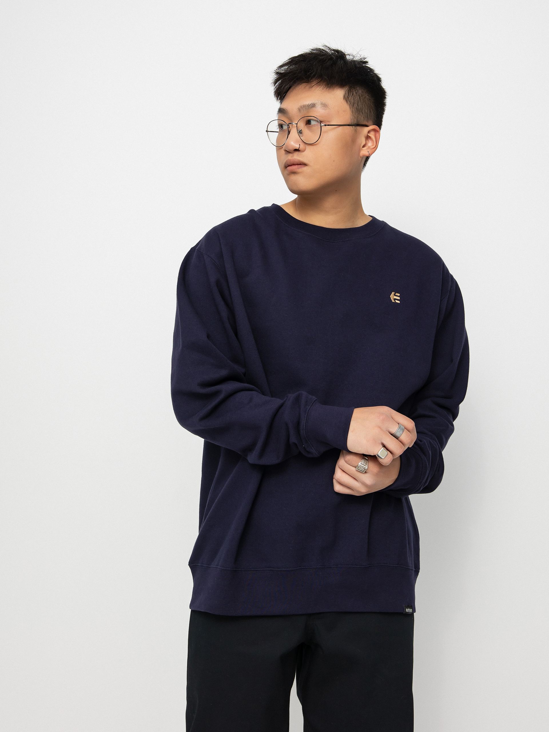 Mikina Etnies Icon Crew (navy)