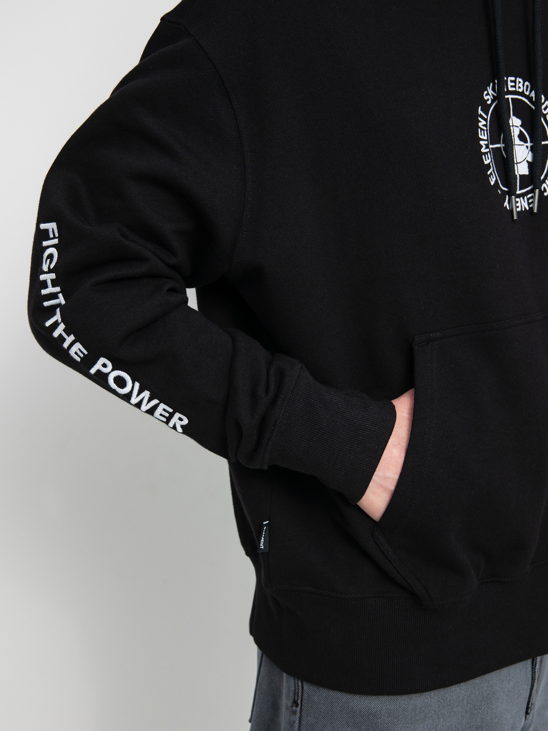 Mikina s kapucí Element Pexe Target HD (black)