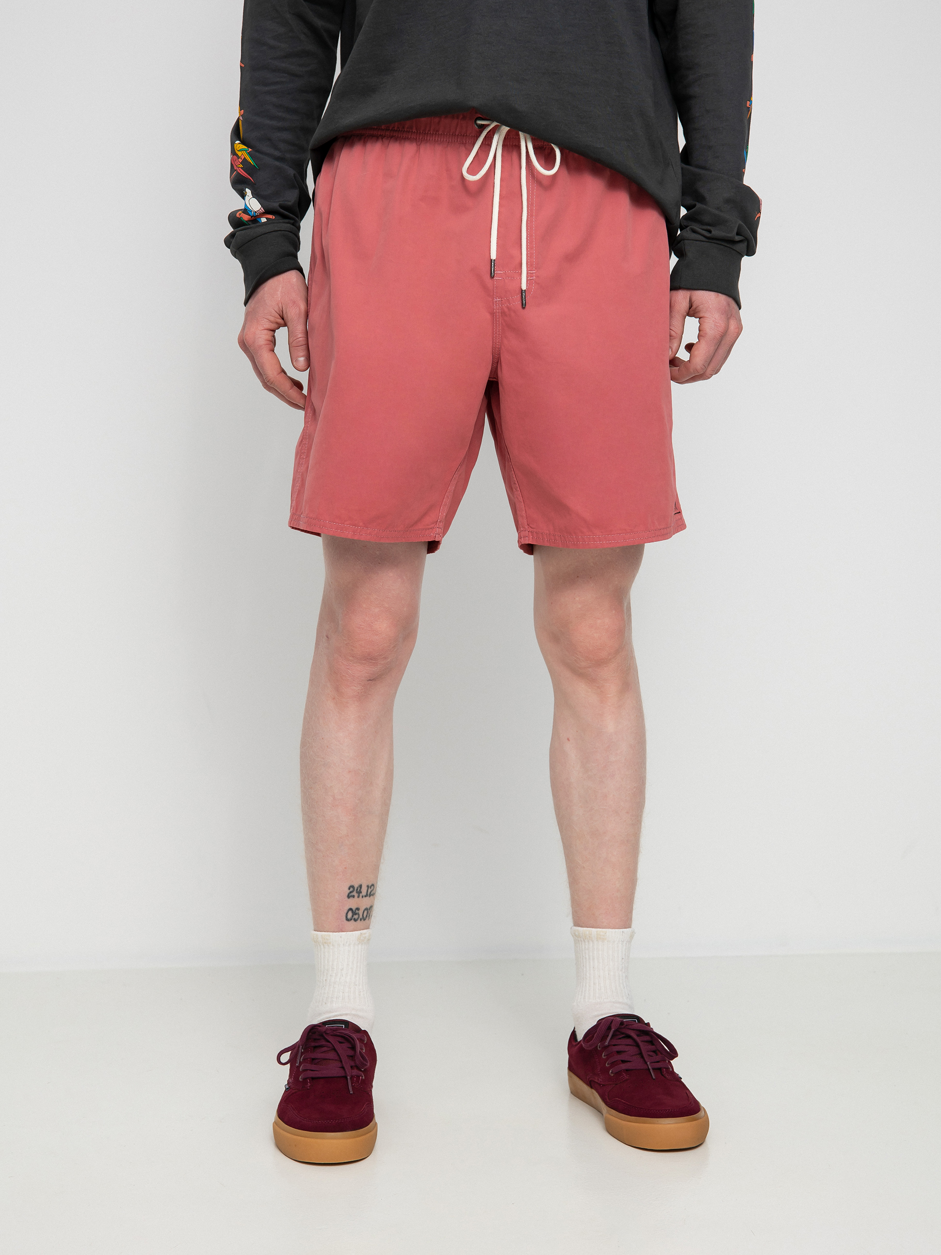 Plážové kraťasy RVCA Opposites Elastic 2 (dusty pink)