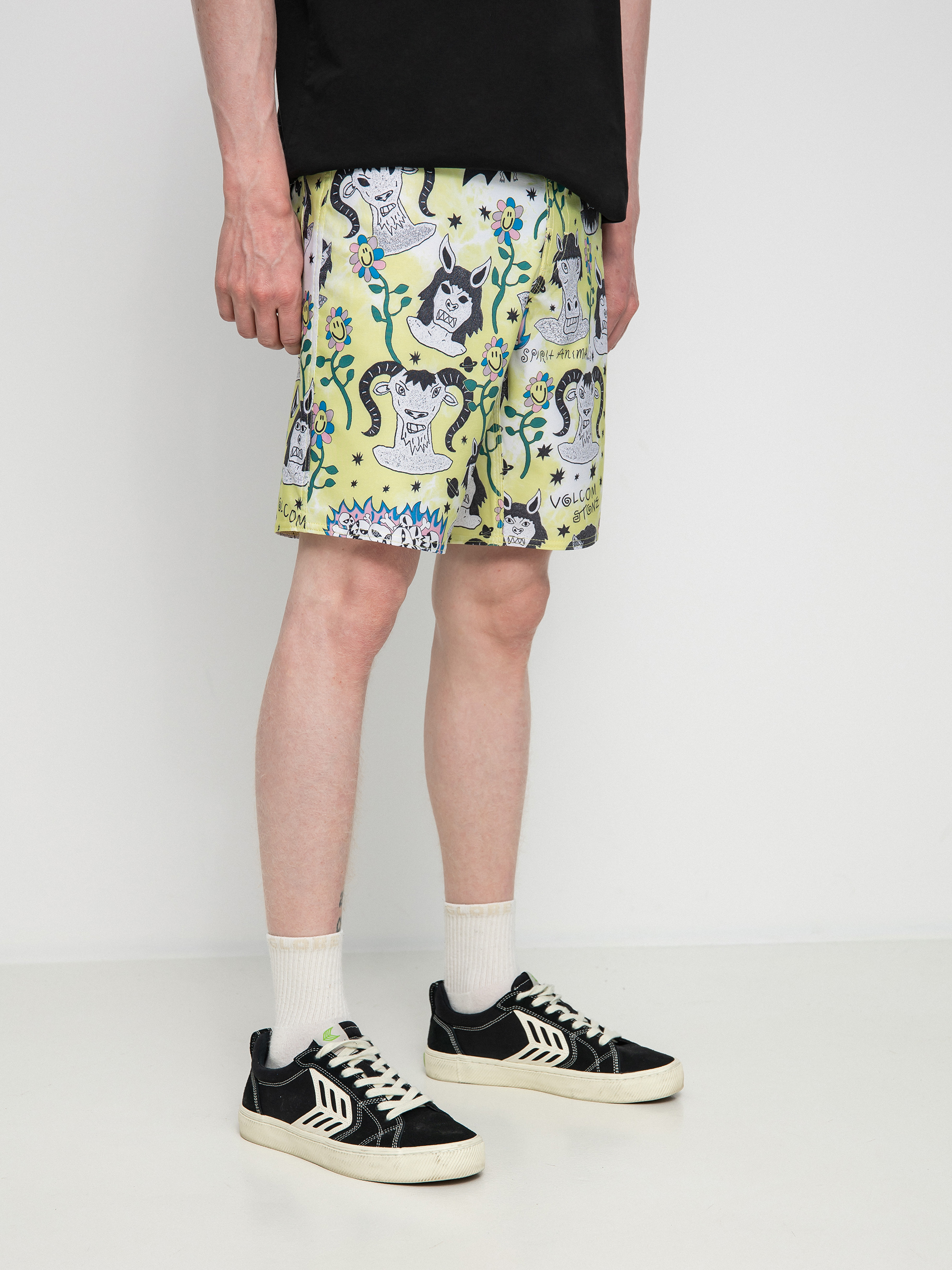 Plážové kraťasy Volcom Surf Vitals Ozzy Stoney 19 (glimmer yellow)