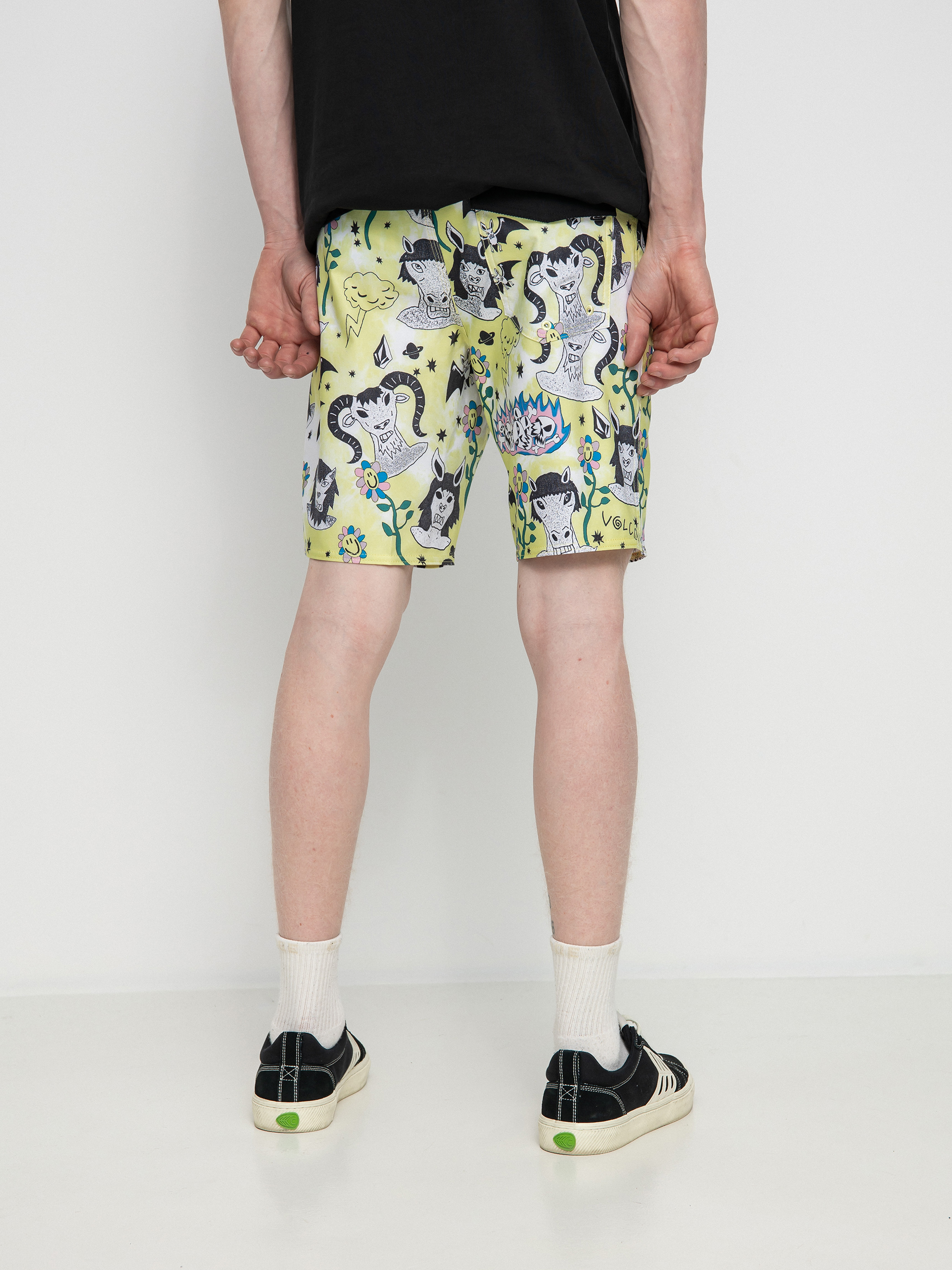 Plážové kraťasy Volcom Surf Vitals Ozzy Stoney 19 (glimmer yellow)