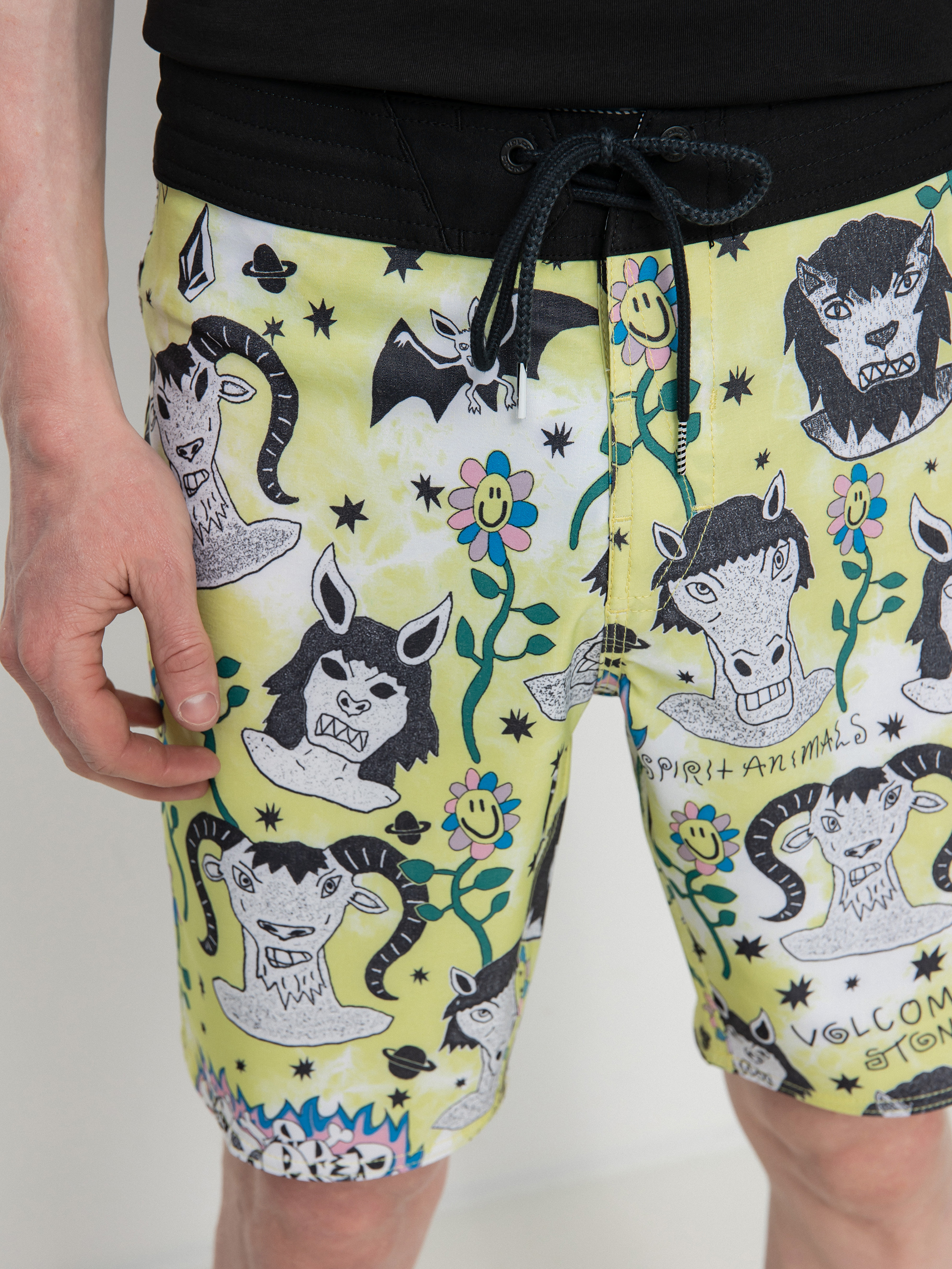 Plážové kraťasy Volcom Surf Vitals Ozzy Stoney 19 (glimmer yellow)