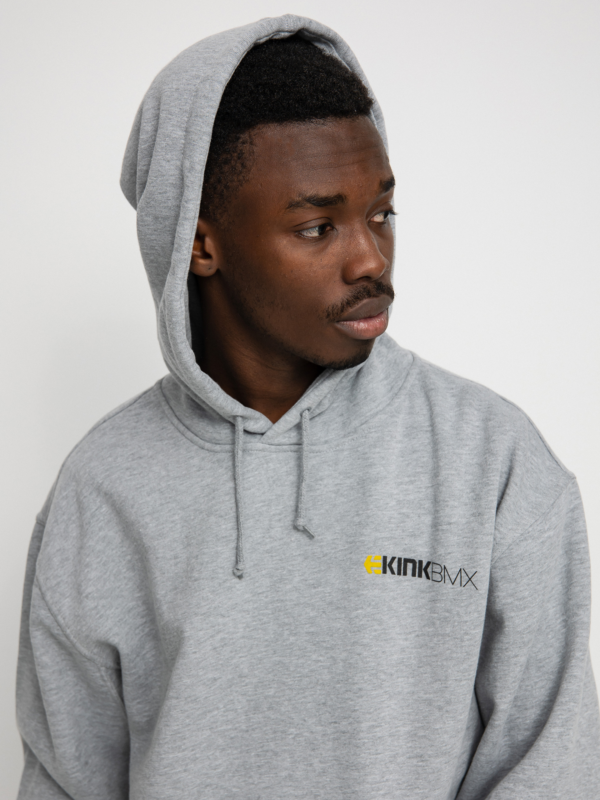 Mikina s kapucí Etnies Kink Bmx HD (grey/heather)