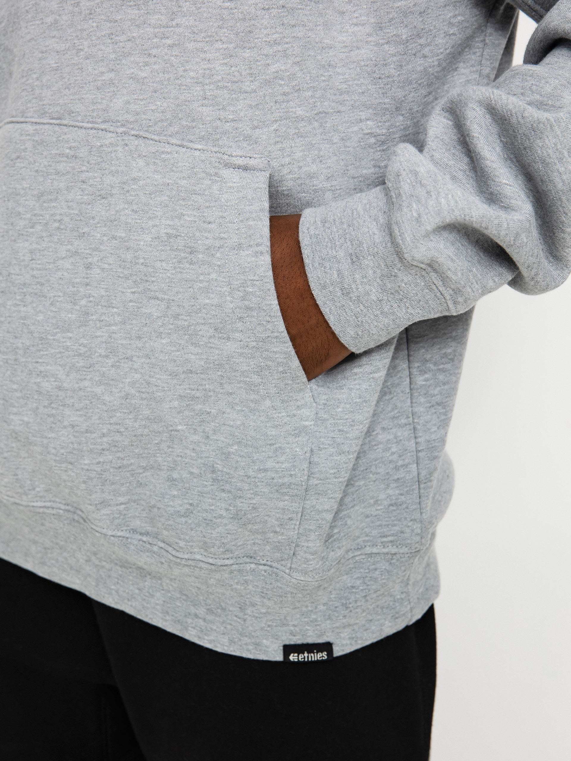 Mikina s kapucí Etnies Kink Bmx HD (grey/heather)