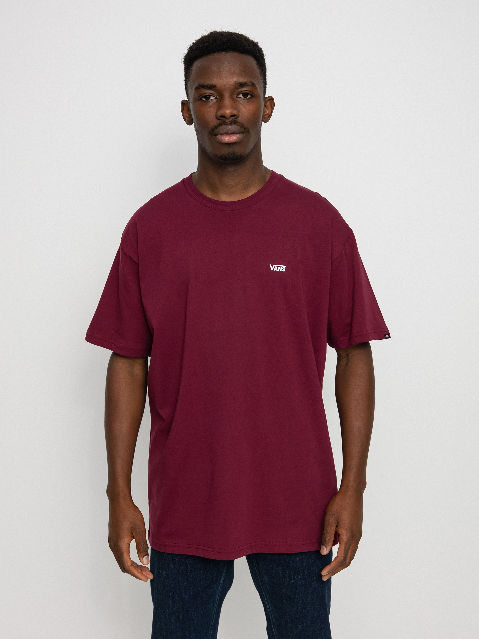 Triu010dko Vans Left Chest Logo (burgundy)
