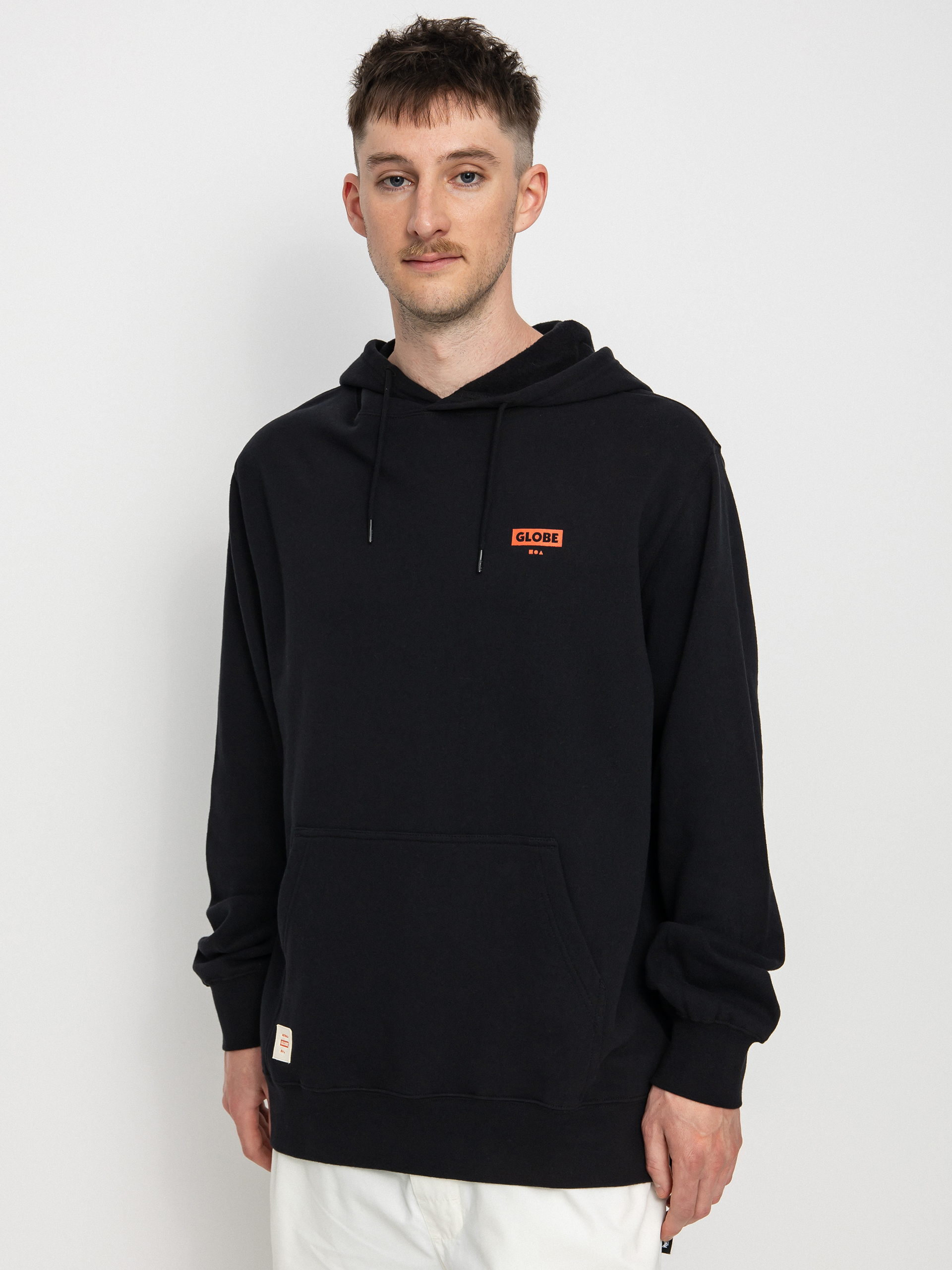 Mikina s kapucí Globe Living Low Velocity HD (black)