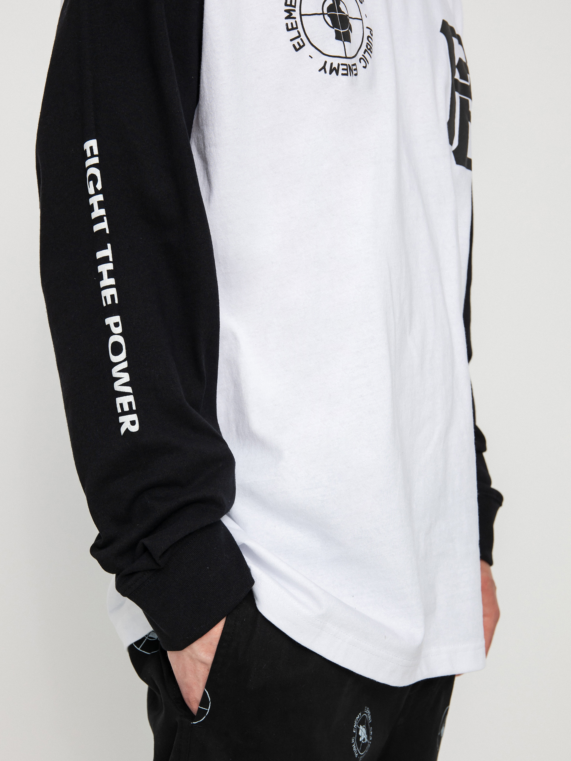 Triko Element Pexe Target Ringer (white/blk)