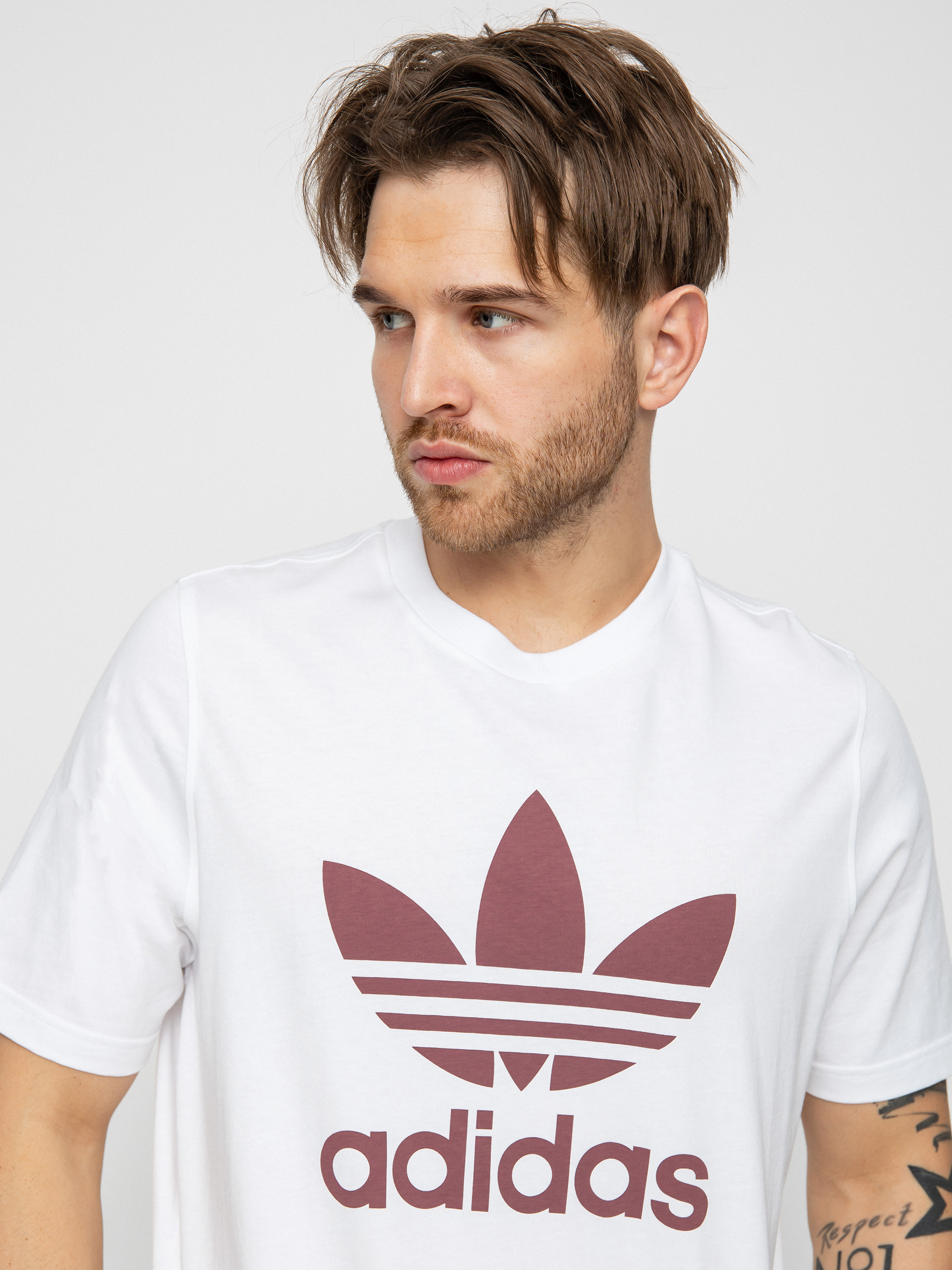 Tričko adidas Originals Trefoil (white/quicri)