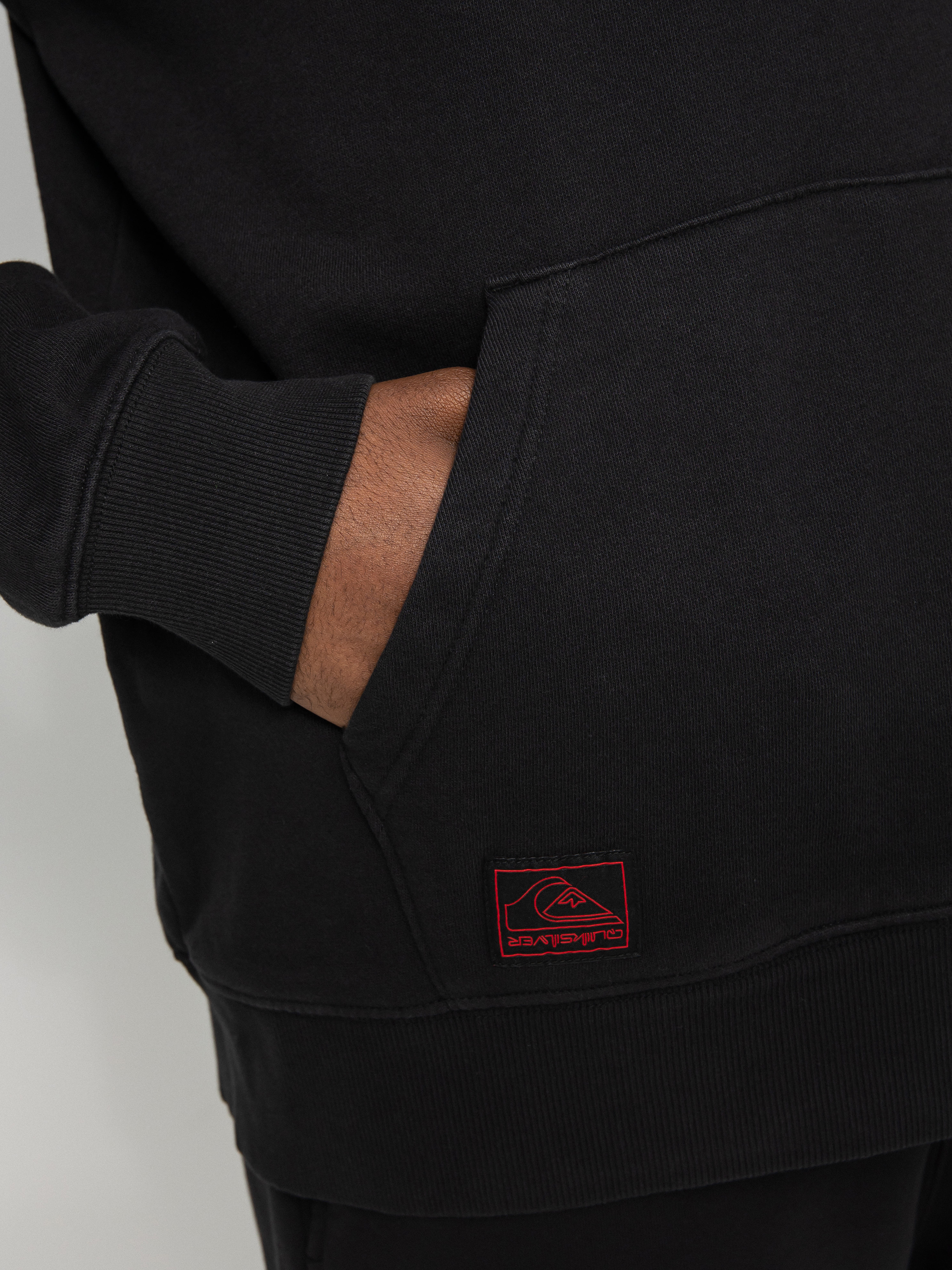 Mikina s kapucí Quiksilver X Stranger Things Official Logo HD (black)