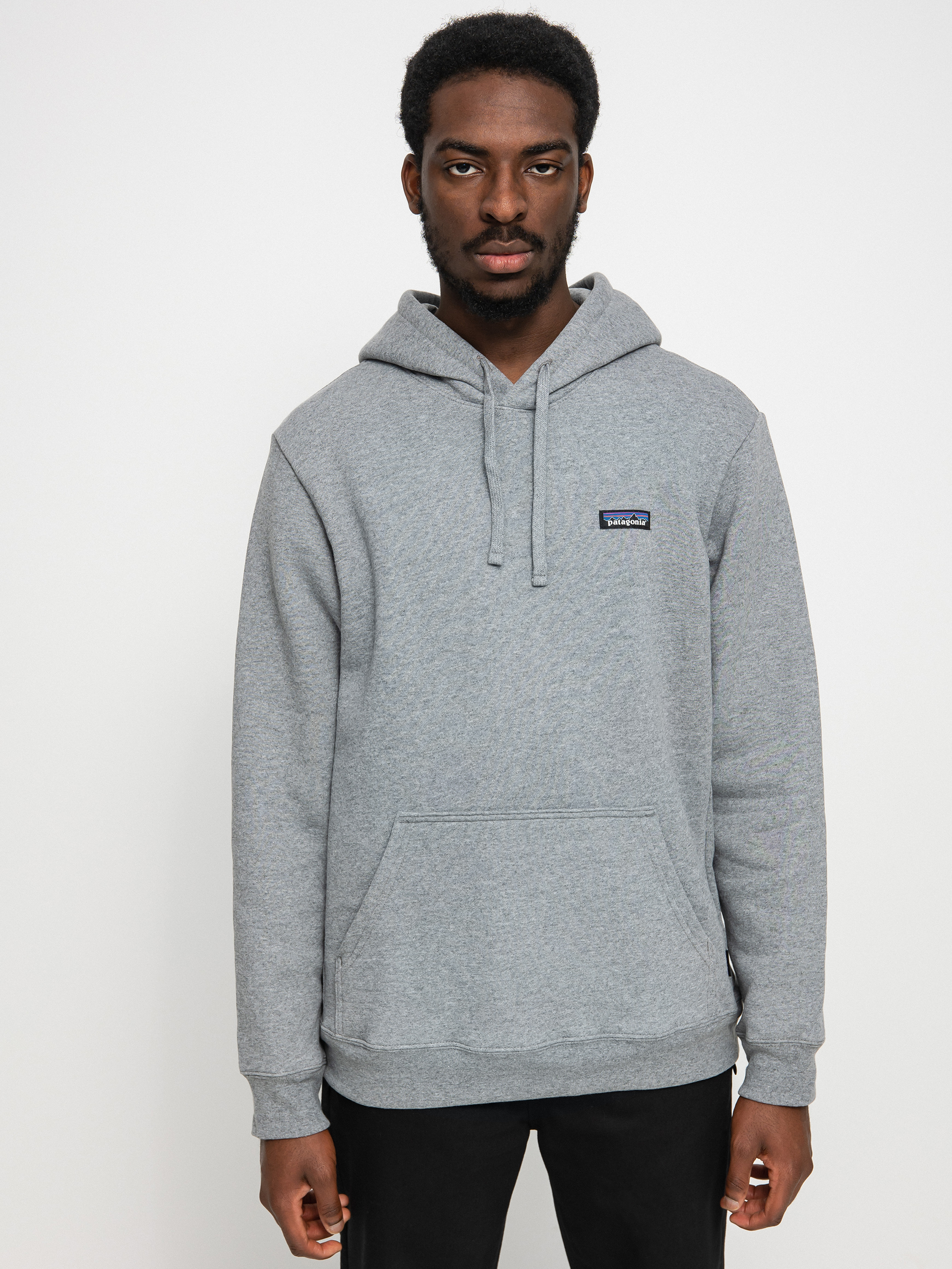 Mikina s kapucí Patagonia Label Uprisal HD (gravel heather)