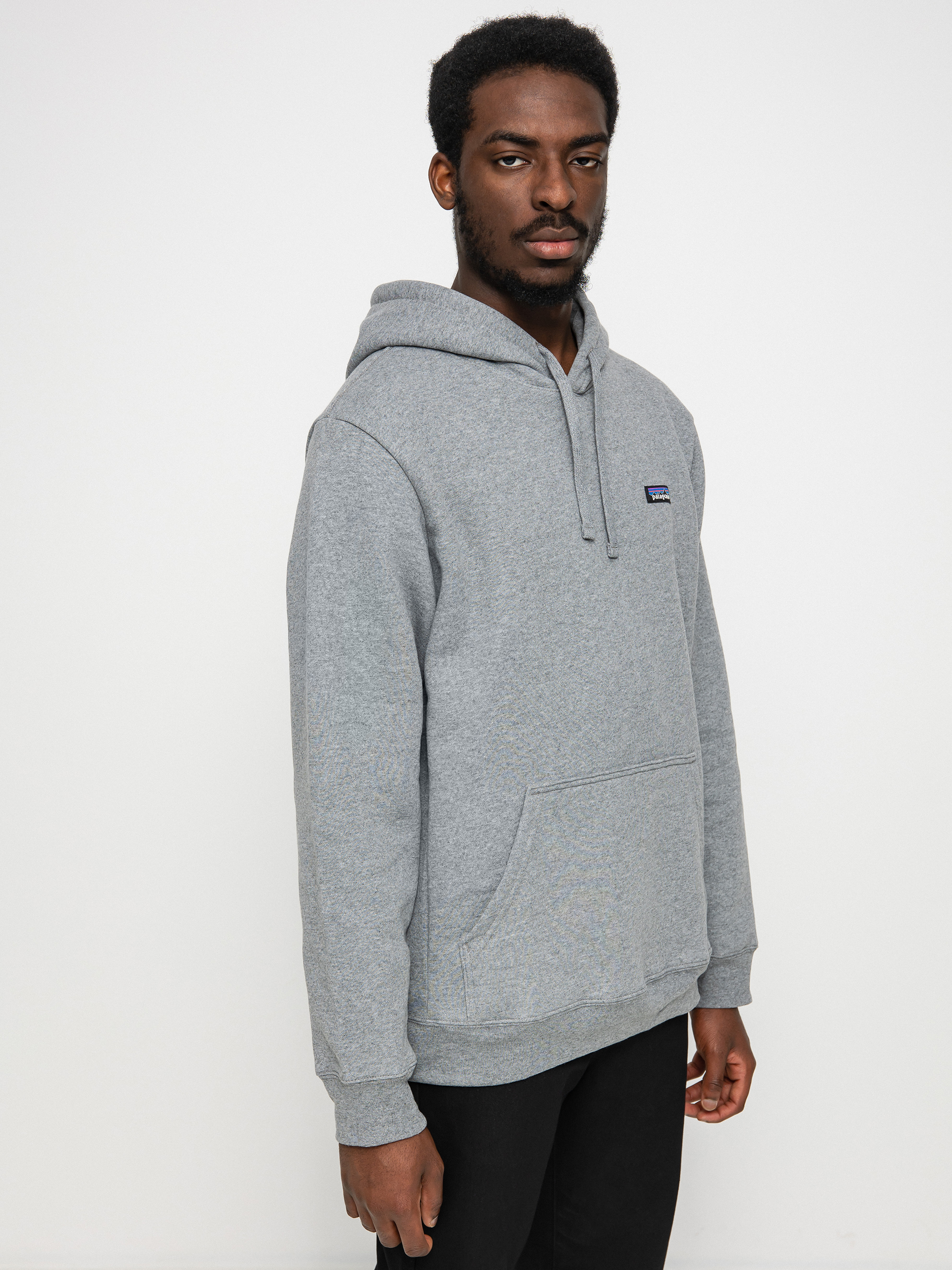 Mikina s kapucí Patagonia Label Uprisal HD (gravel heather)