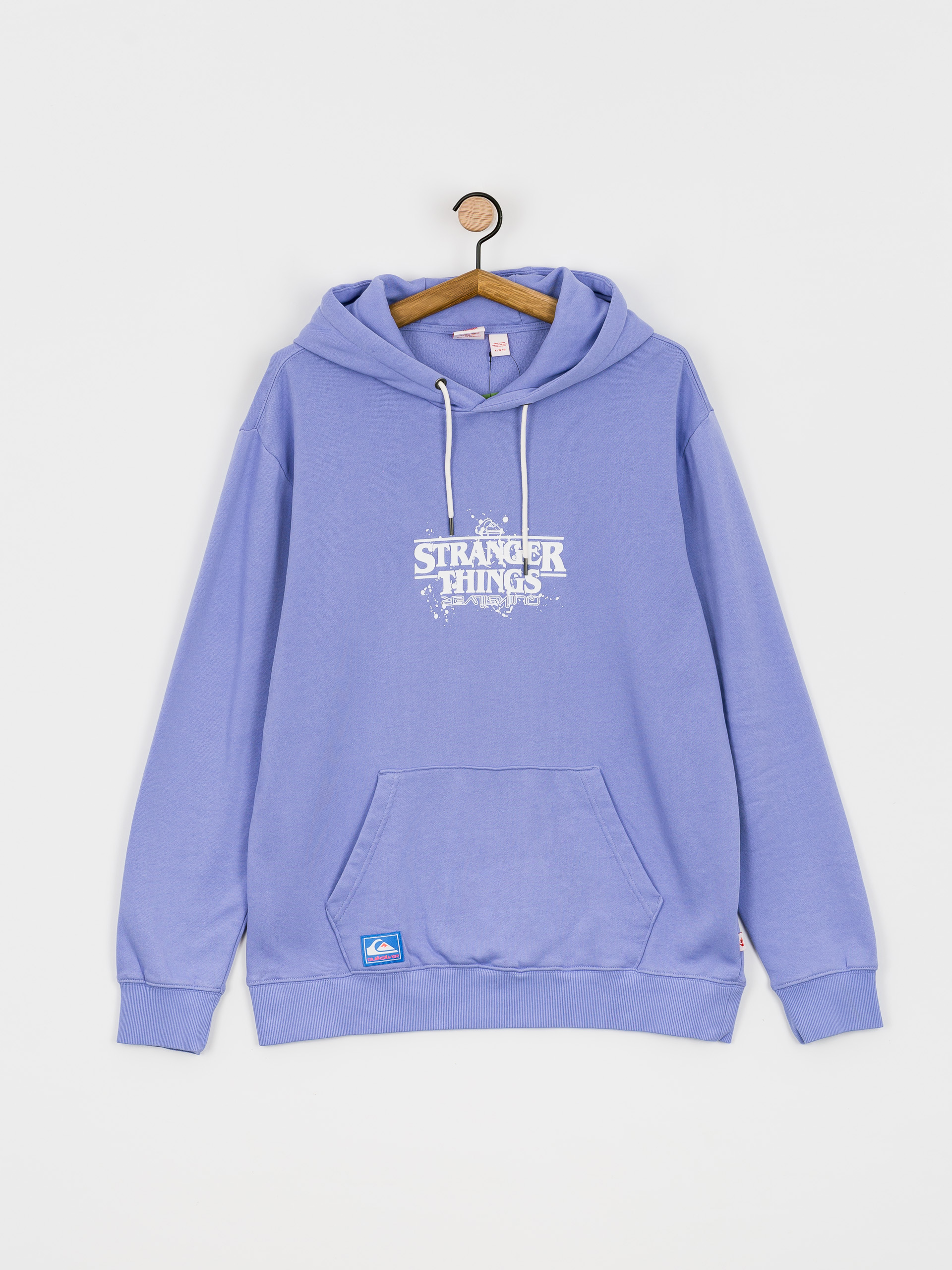 Mikina s kapucí Quiksilver X Stranger Things Official Logo HD (jacaranda)