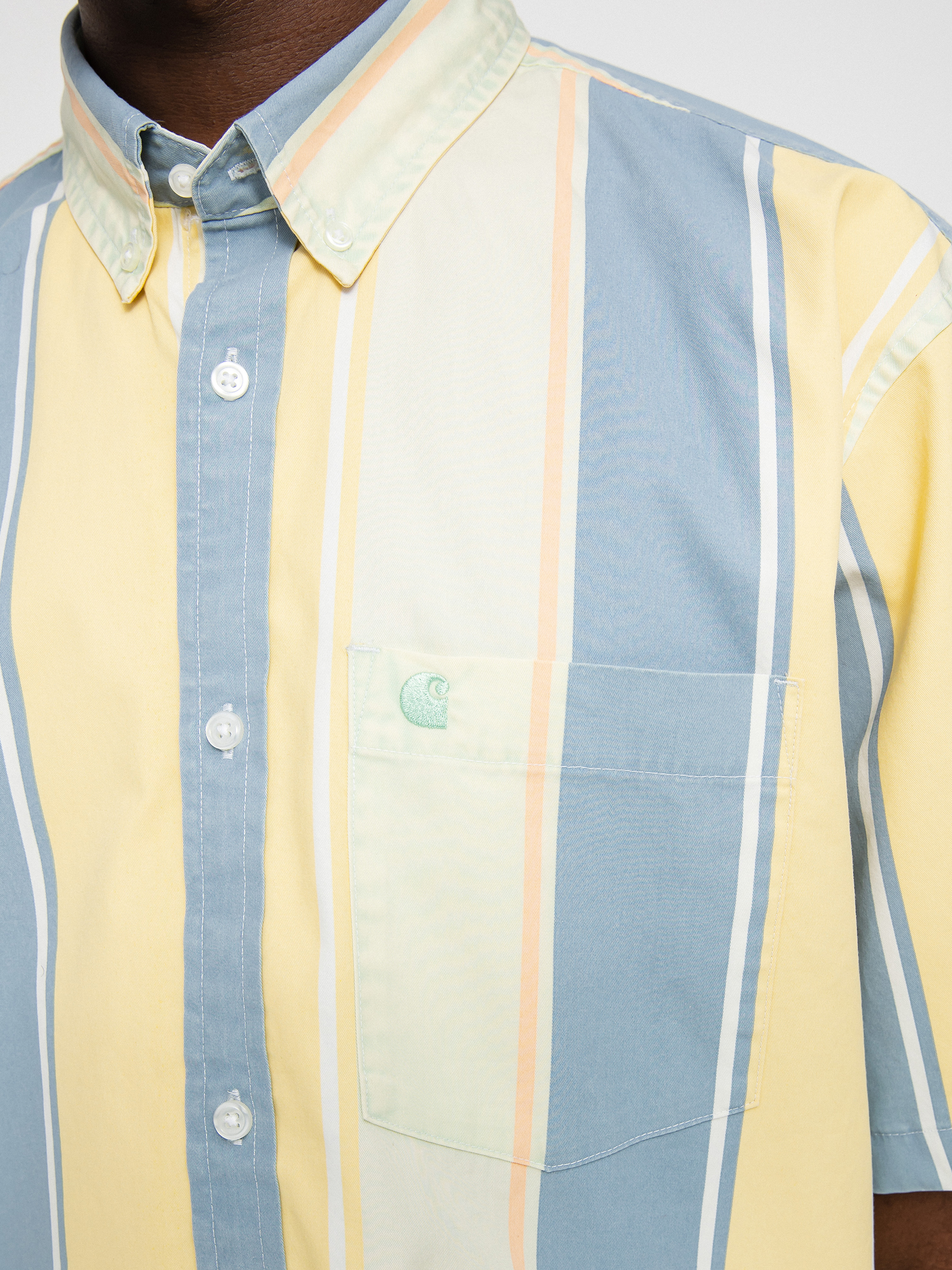 Košile Carhartt WIP Gilman (gilman stripe/pale spearmint)