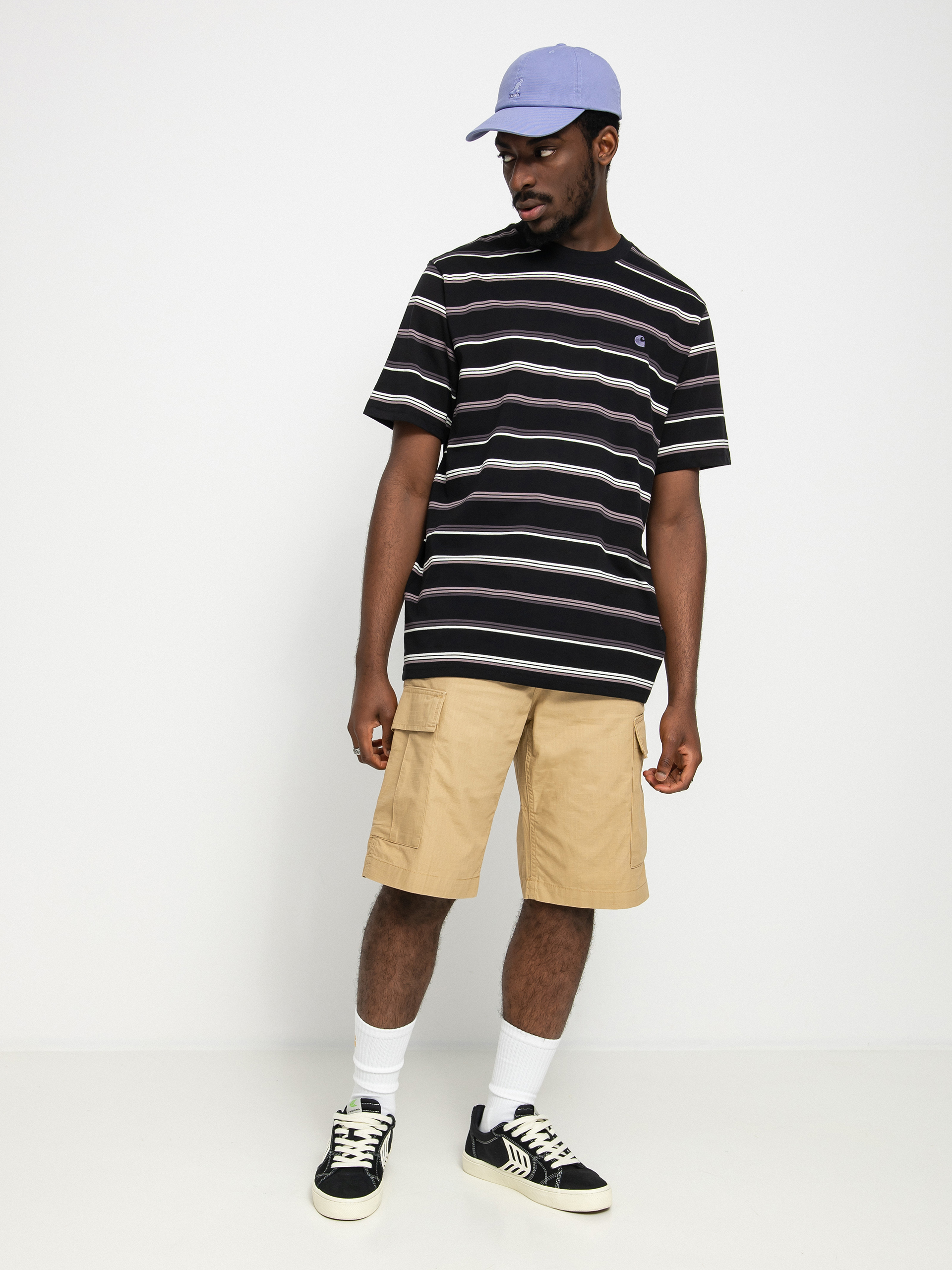 Tričko Carhartt WIP Vonn (vonn stripe/black/artichoke/artichoke)