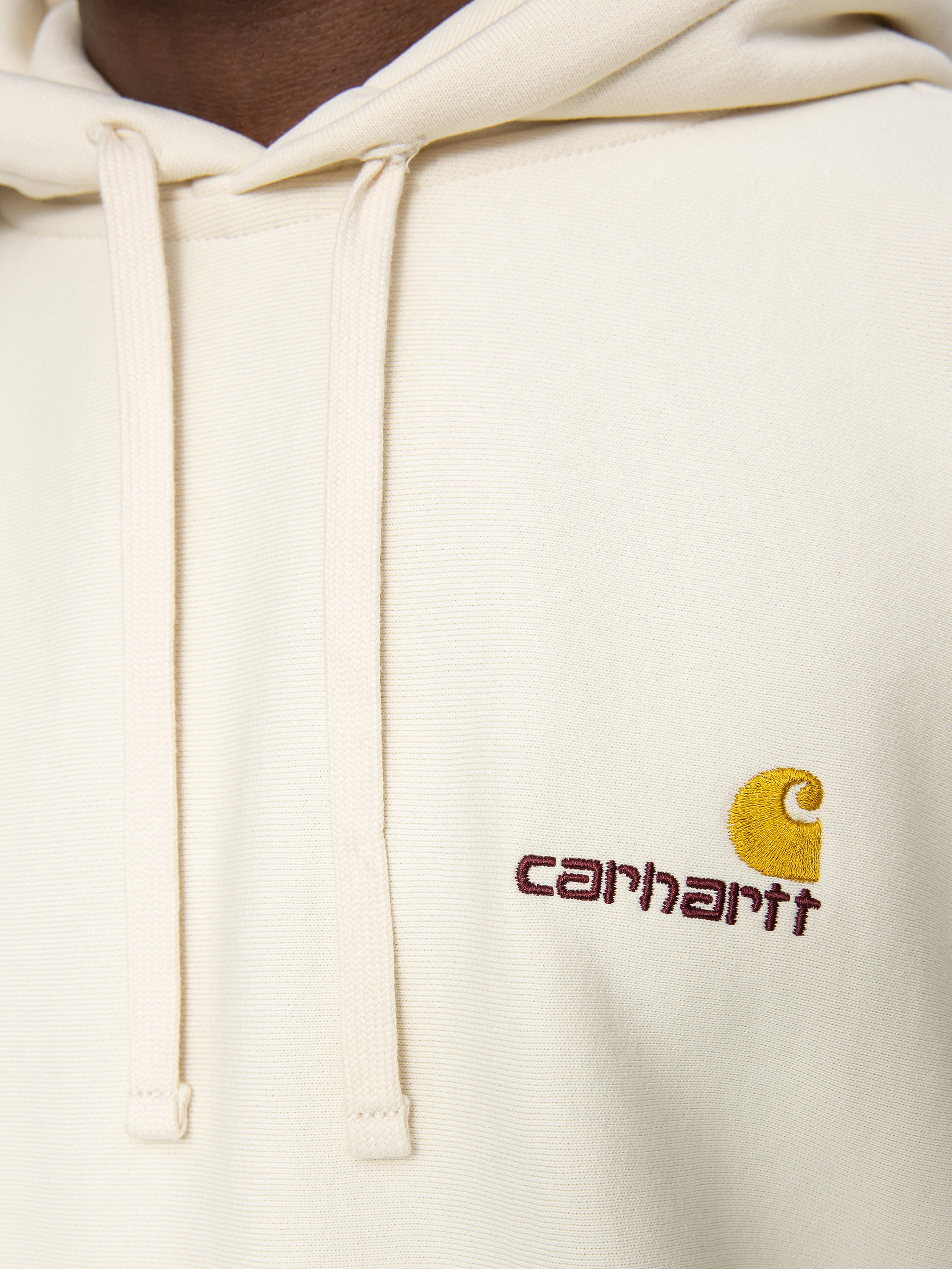 Mikina s kapucí Carhartt WIP American Script HD (natural)