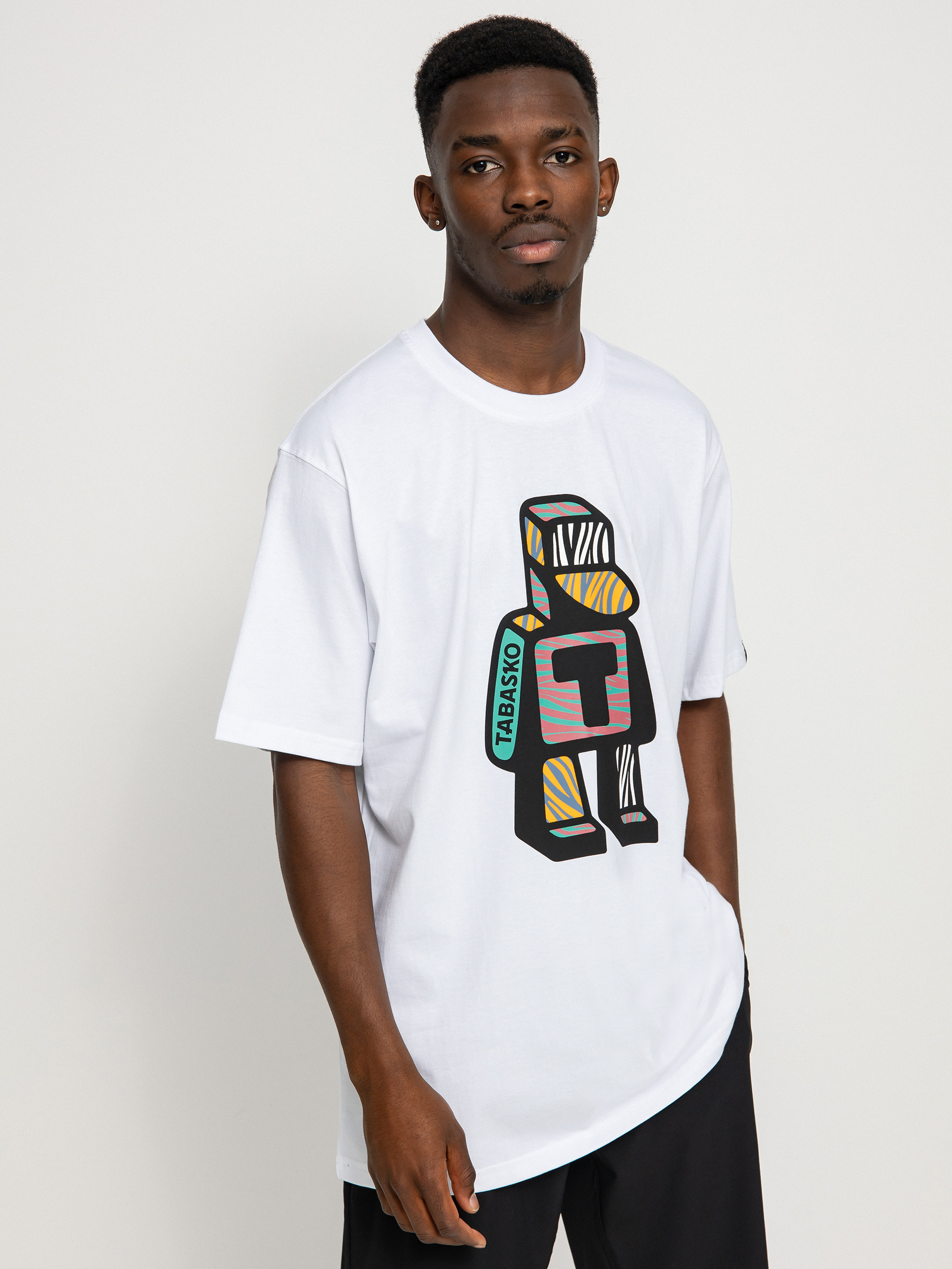 Tričko Tabasko Pattern (white)