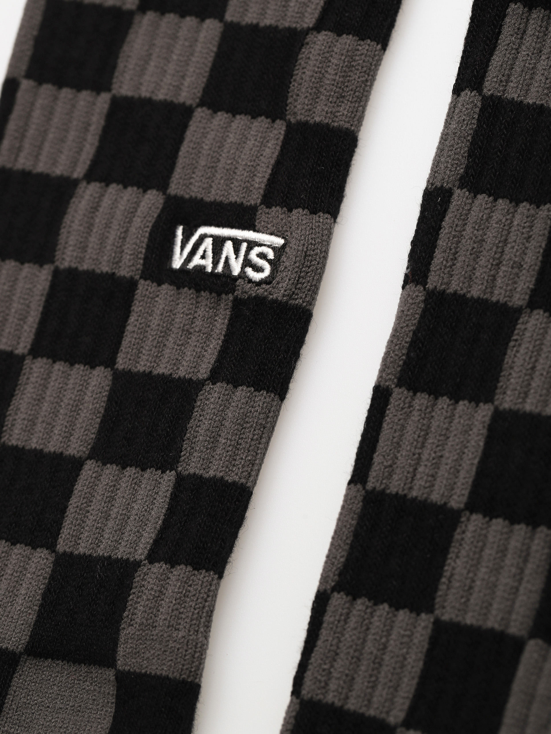 Ponožky Vans Checkerboard Crew II (black/charcoal)