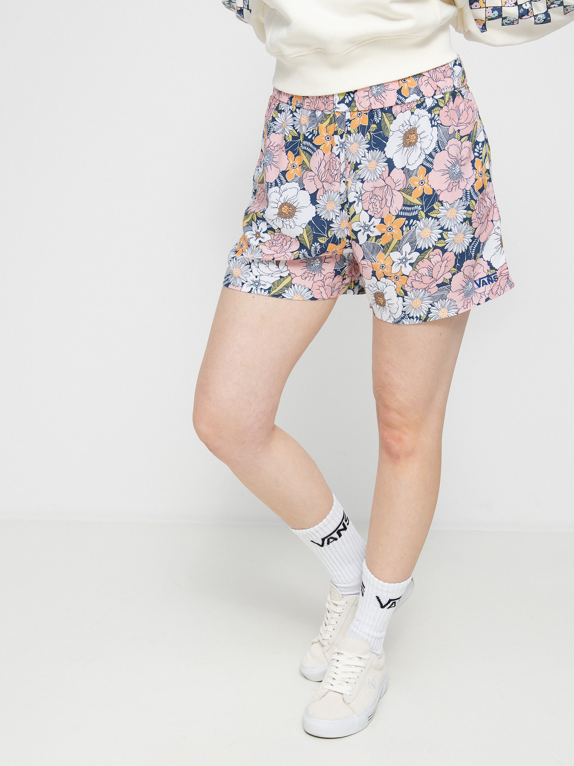 Kraťasy Vans Summer Print Woven Short Wmn (retro floral)