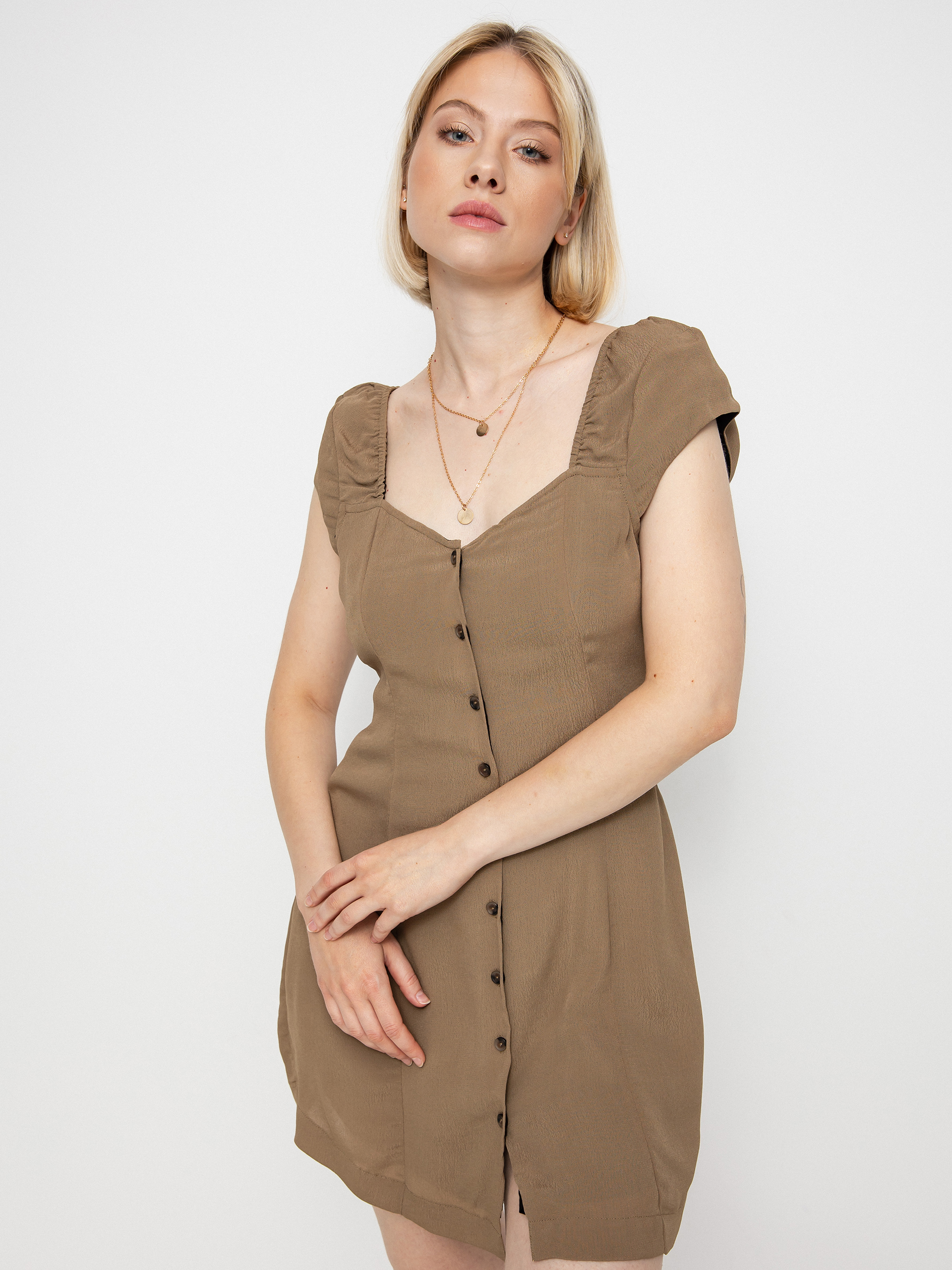 Šaty  RVCA Interruption Wmn (stone)