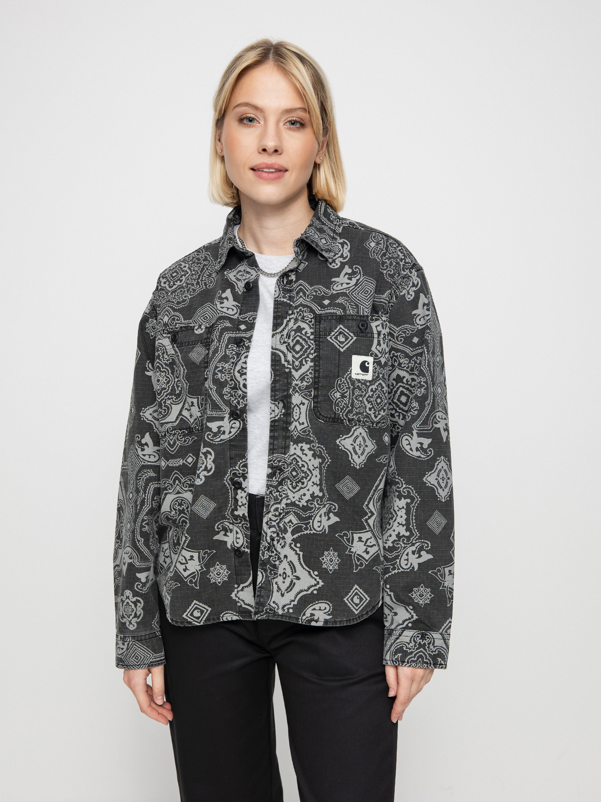 Košile Carhartt WIP Verse Wmn (verse print/black)
