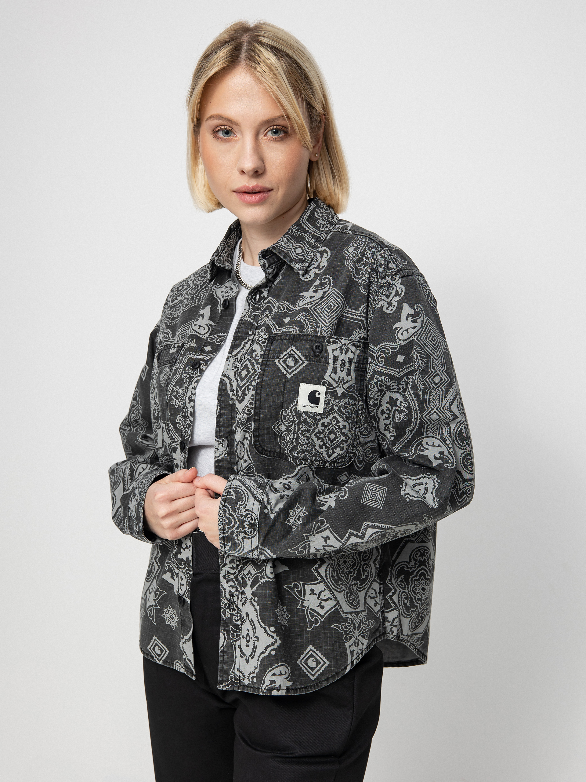 Košile Carhartt WIP Verse Wmn (verse print/black)