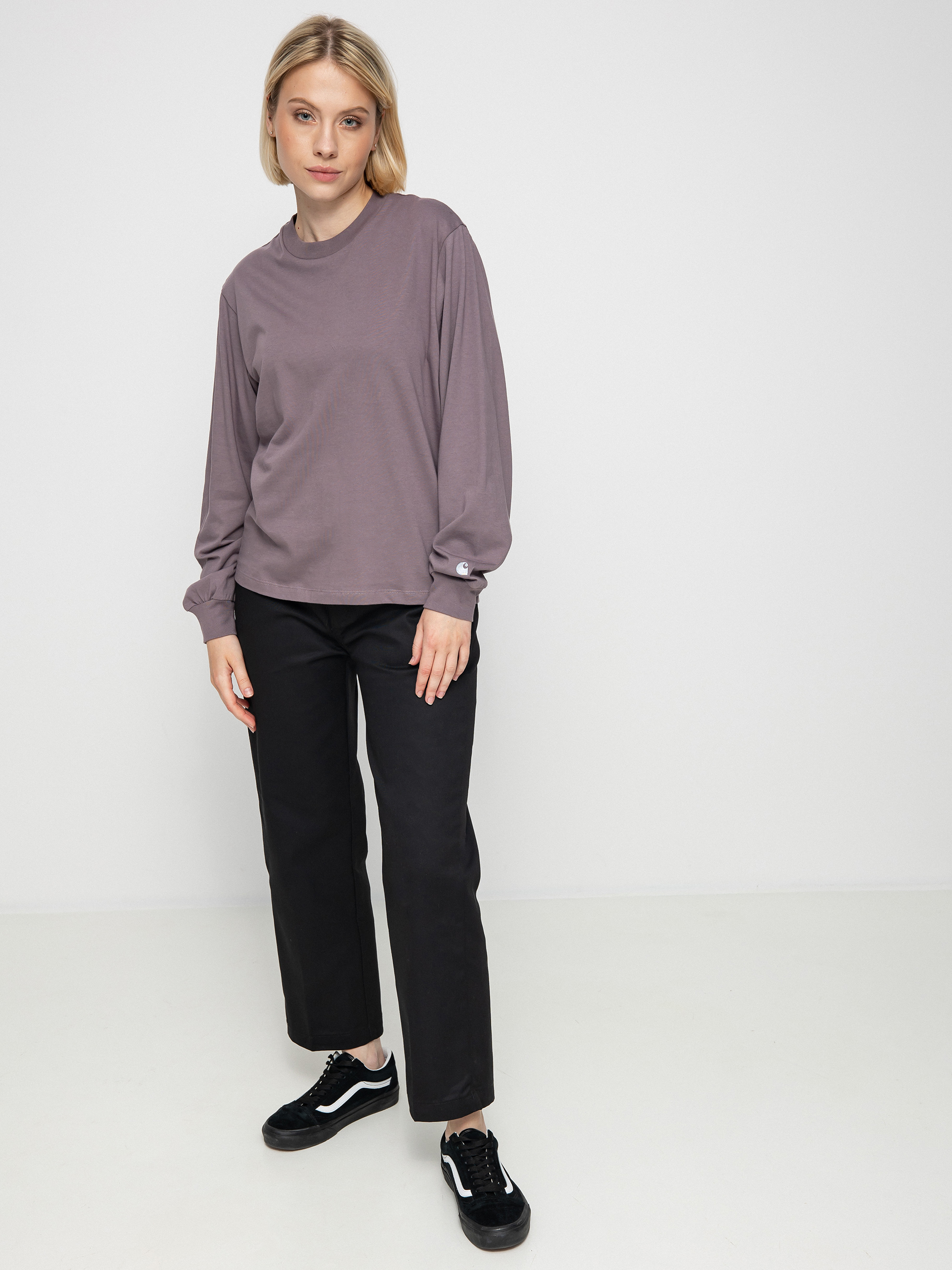 Triko Carhartt WIP Casey Wmn (misty thistle/silver)