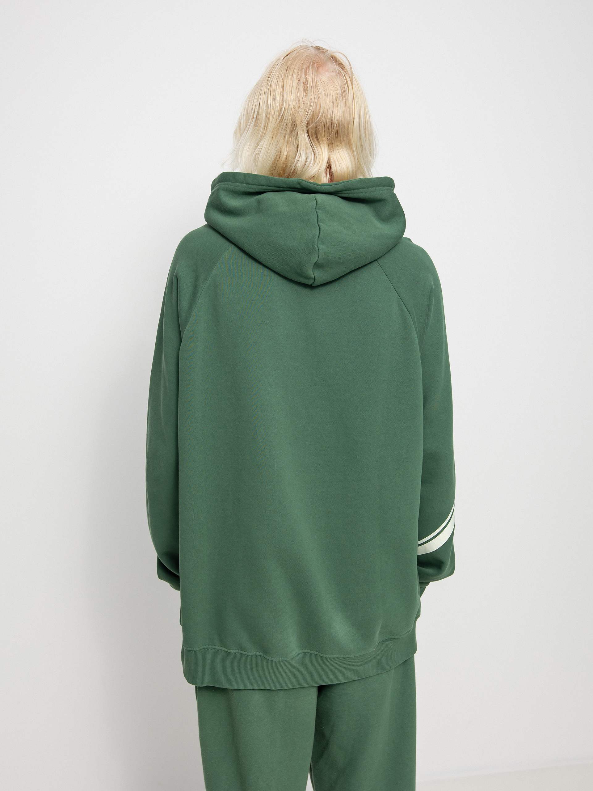 Mikina s kapucí Brixton Phys. Ed. Raglan HD (myrtle)