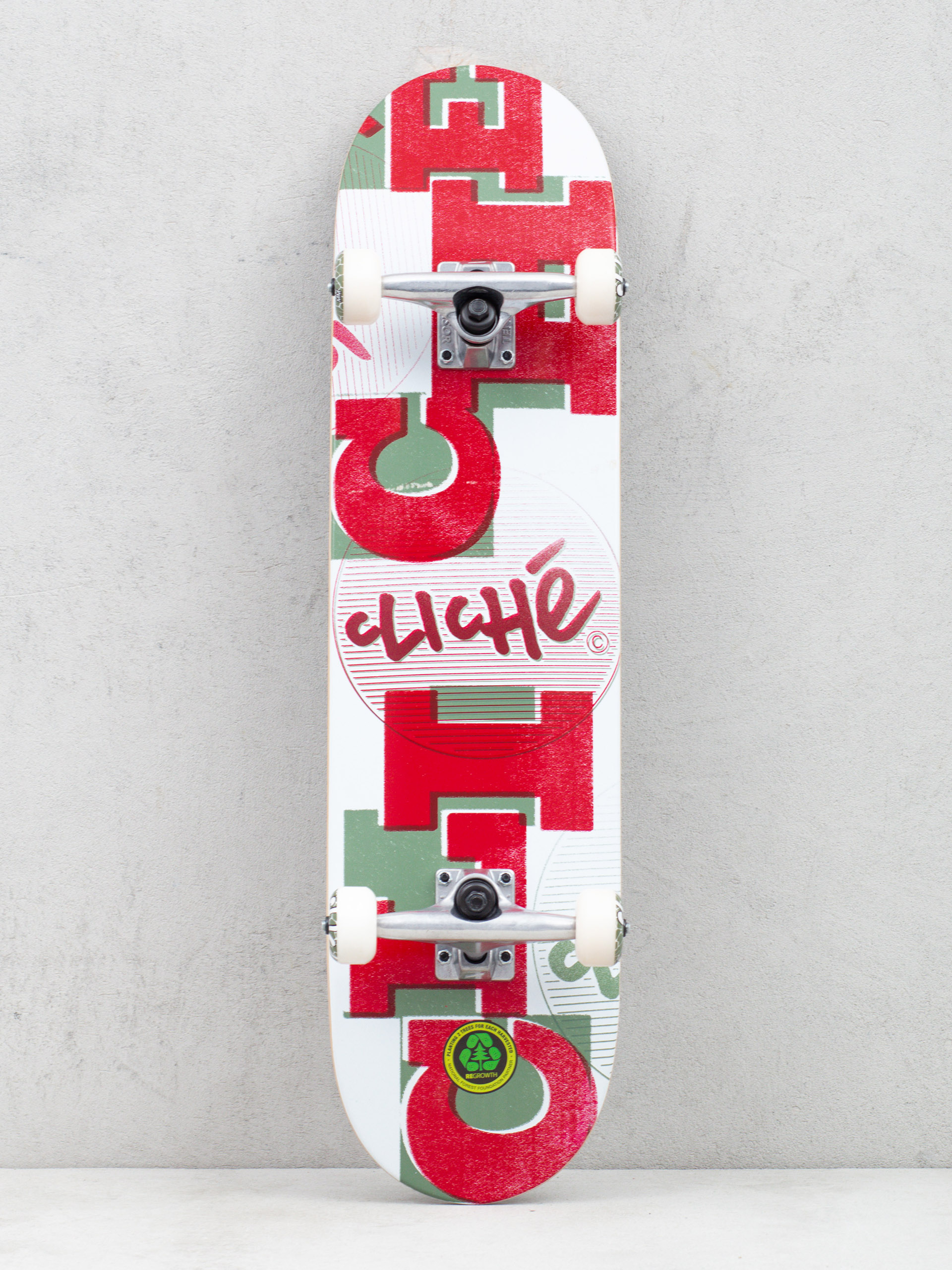 Skateboard Cliche Uppercase (red/white)