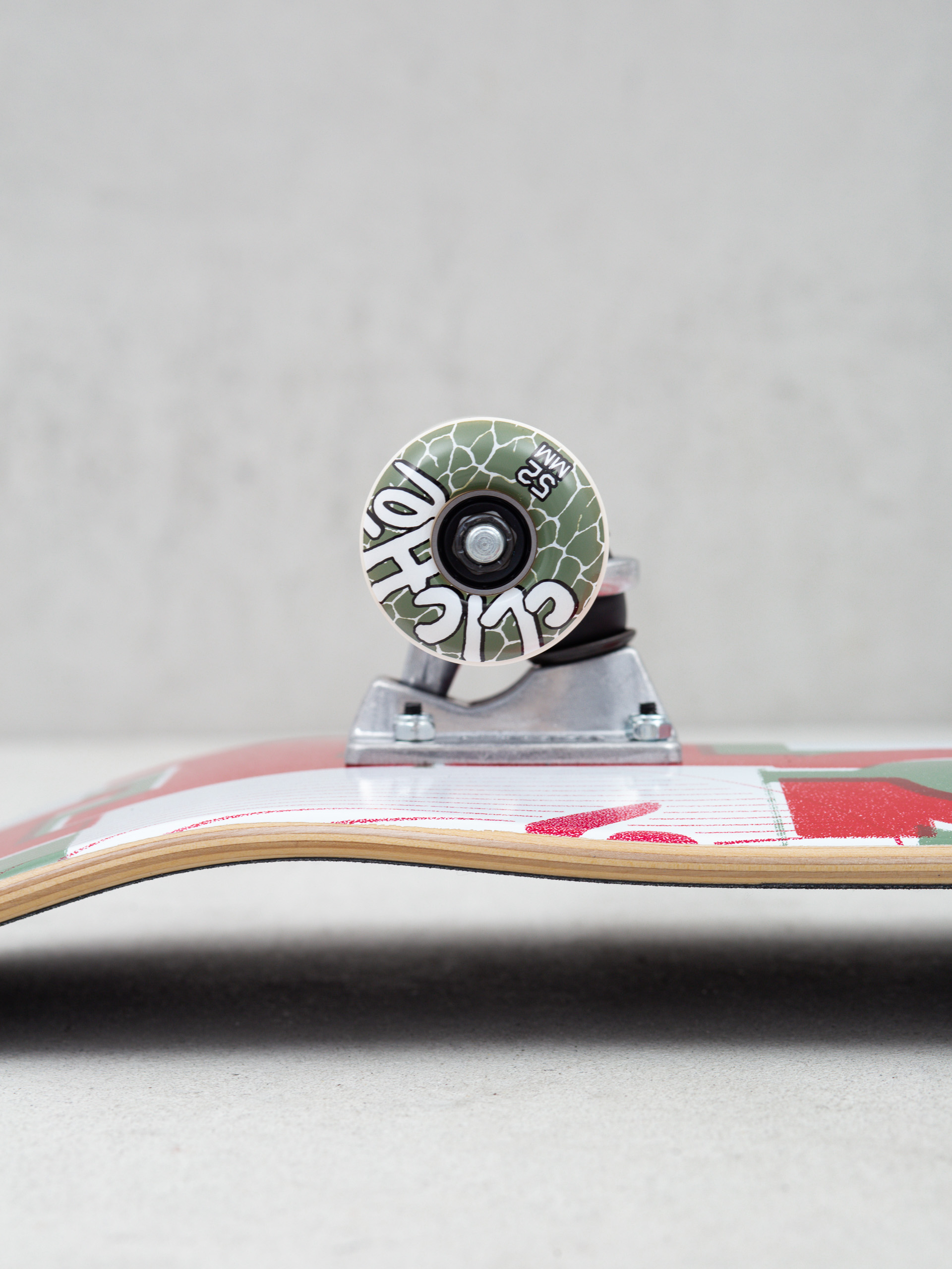 Skateboard Cliche Uppercase (red/white)