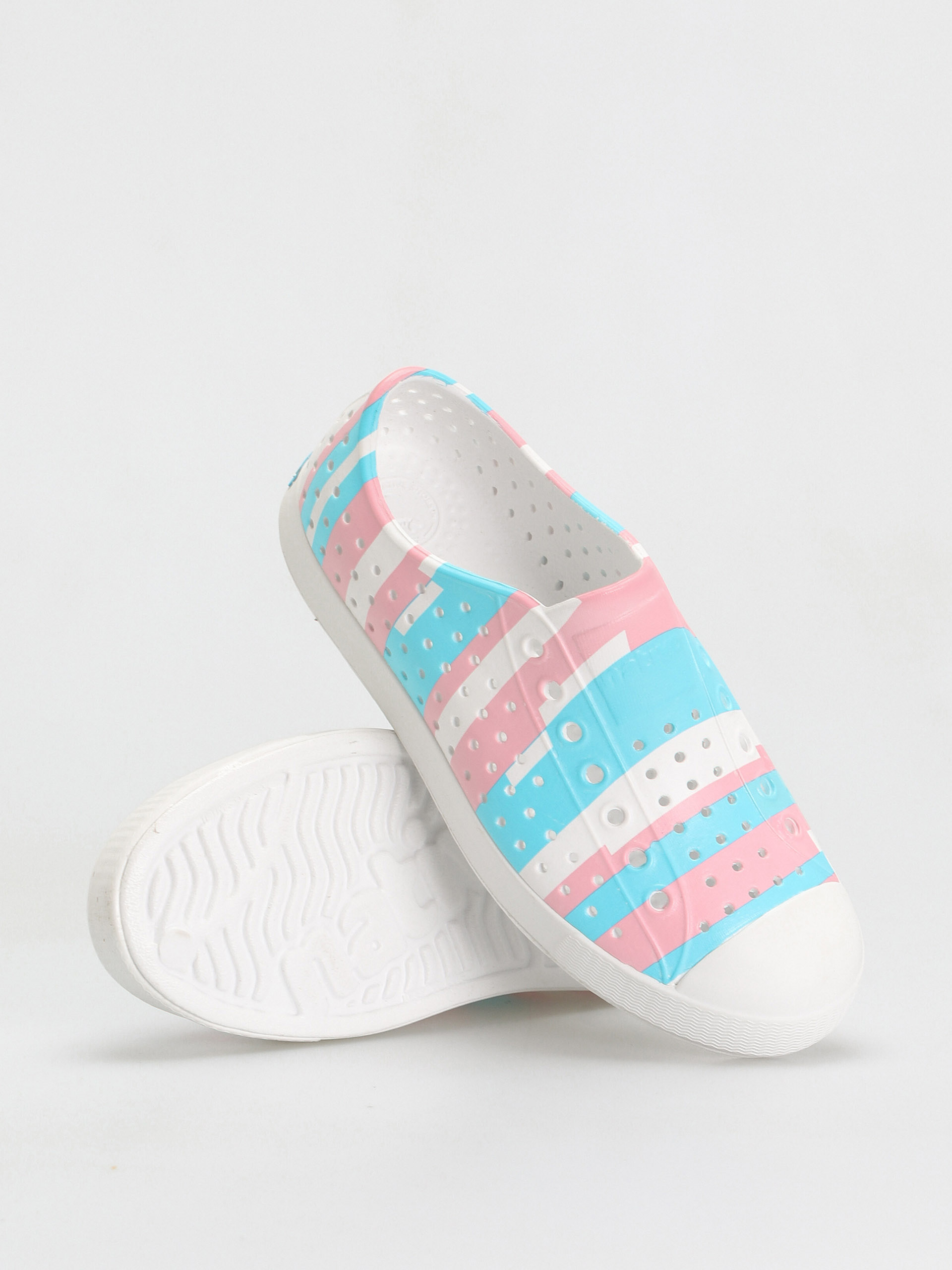 Boty Native Jefferson Print (shell white/shell white/pastel multi stripe)