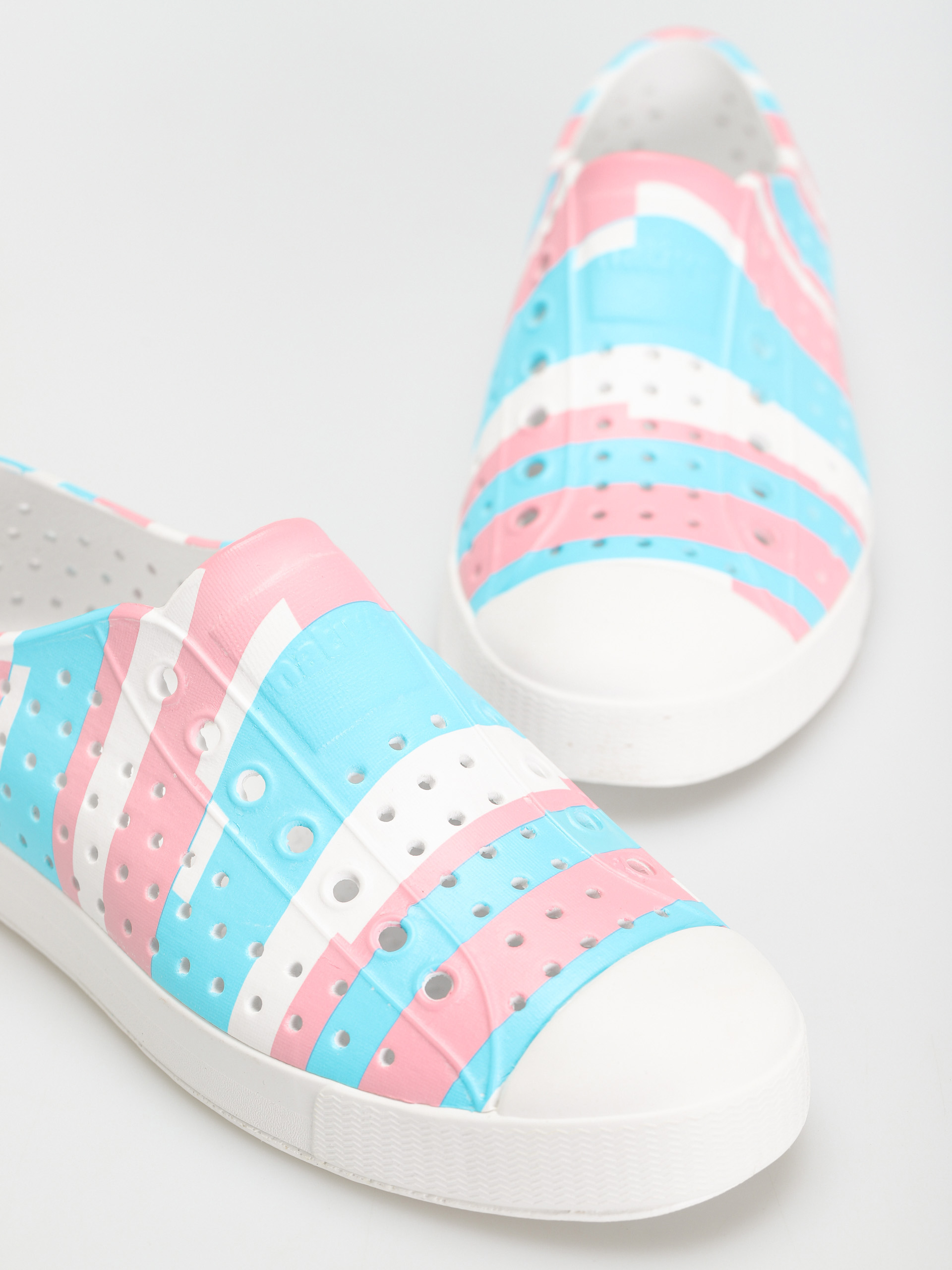 Boty Native Jefferson Print (shell white/shell white/pastel multi stripe)