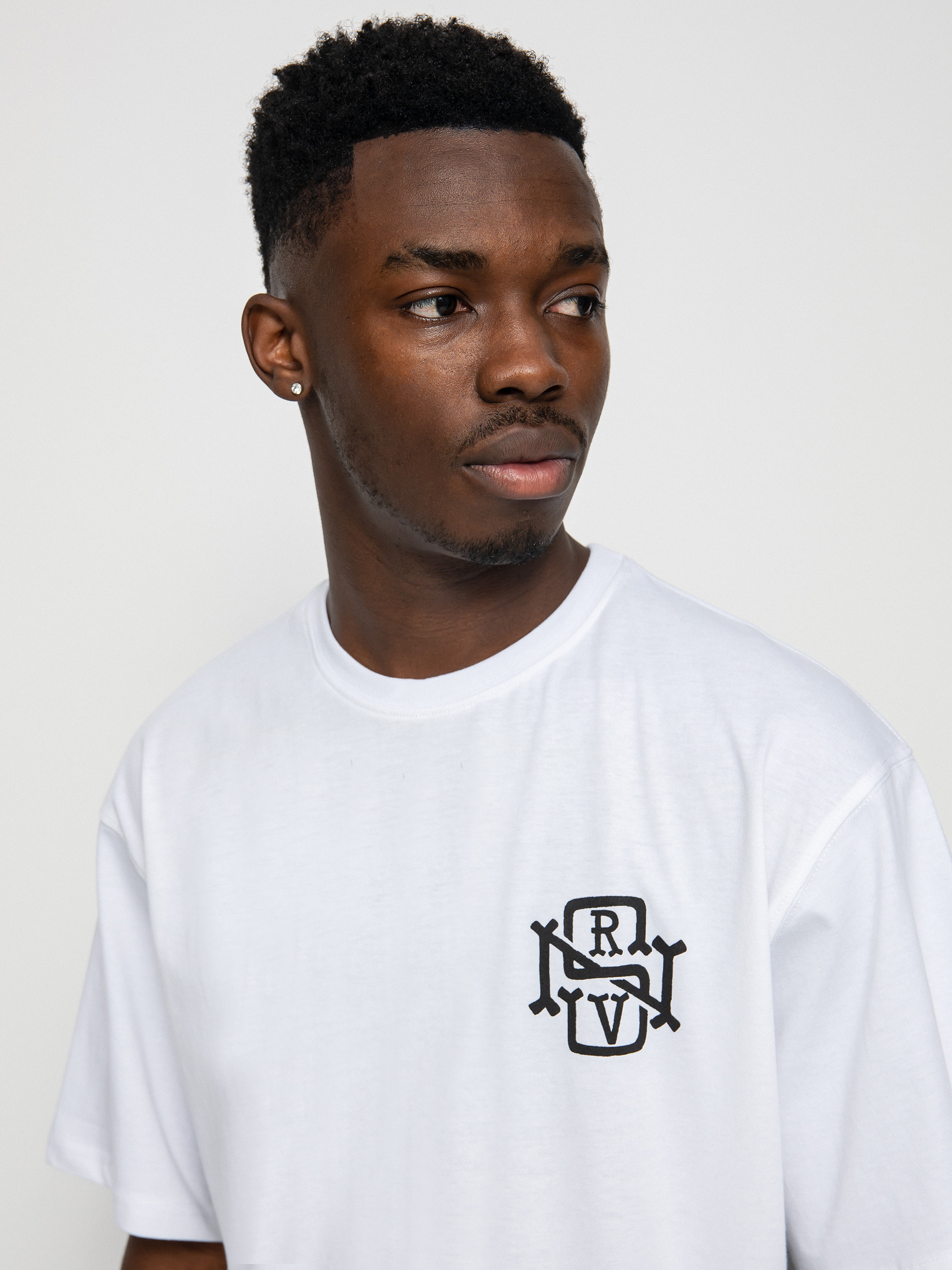 Tričko Nervous Initial (white)