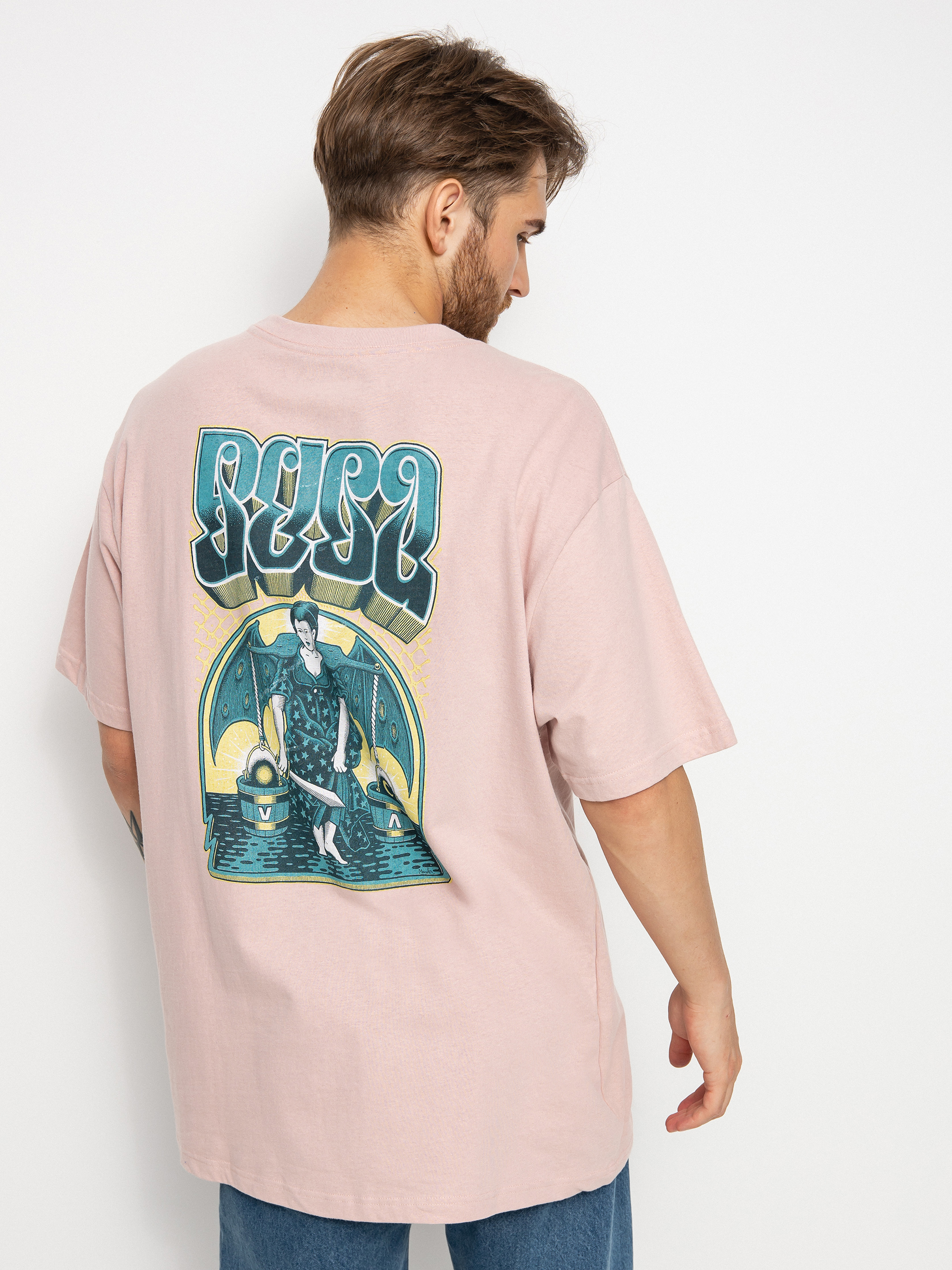 Tričko RVCA Adrestia (pale mauve)