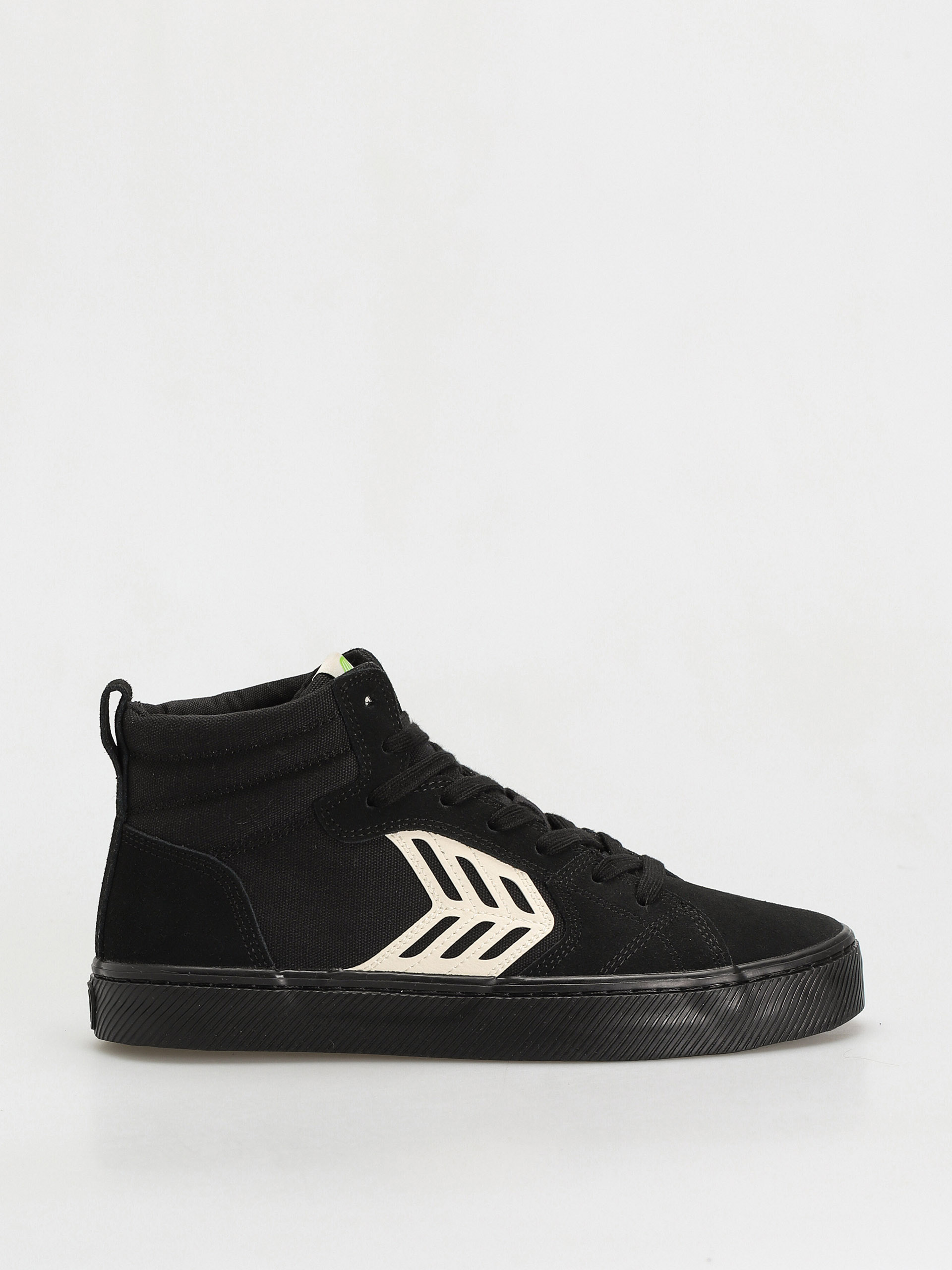 Boty Cariuma Catiba High Pro (all black suede and canvas ivory logo)