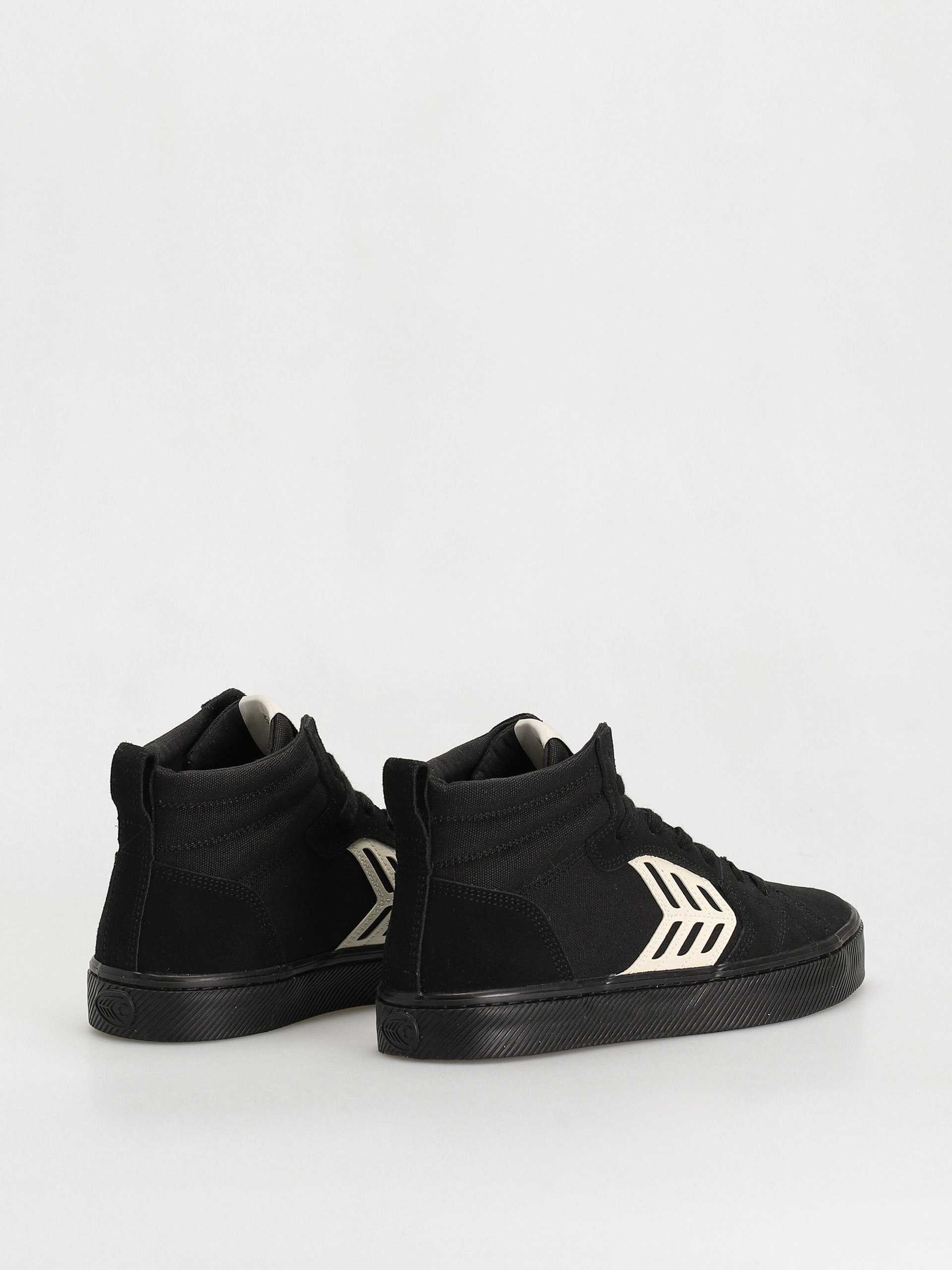 Boty Cariuma Catiba High Pro (all black suede and canvas ivory logo)