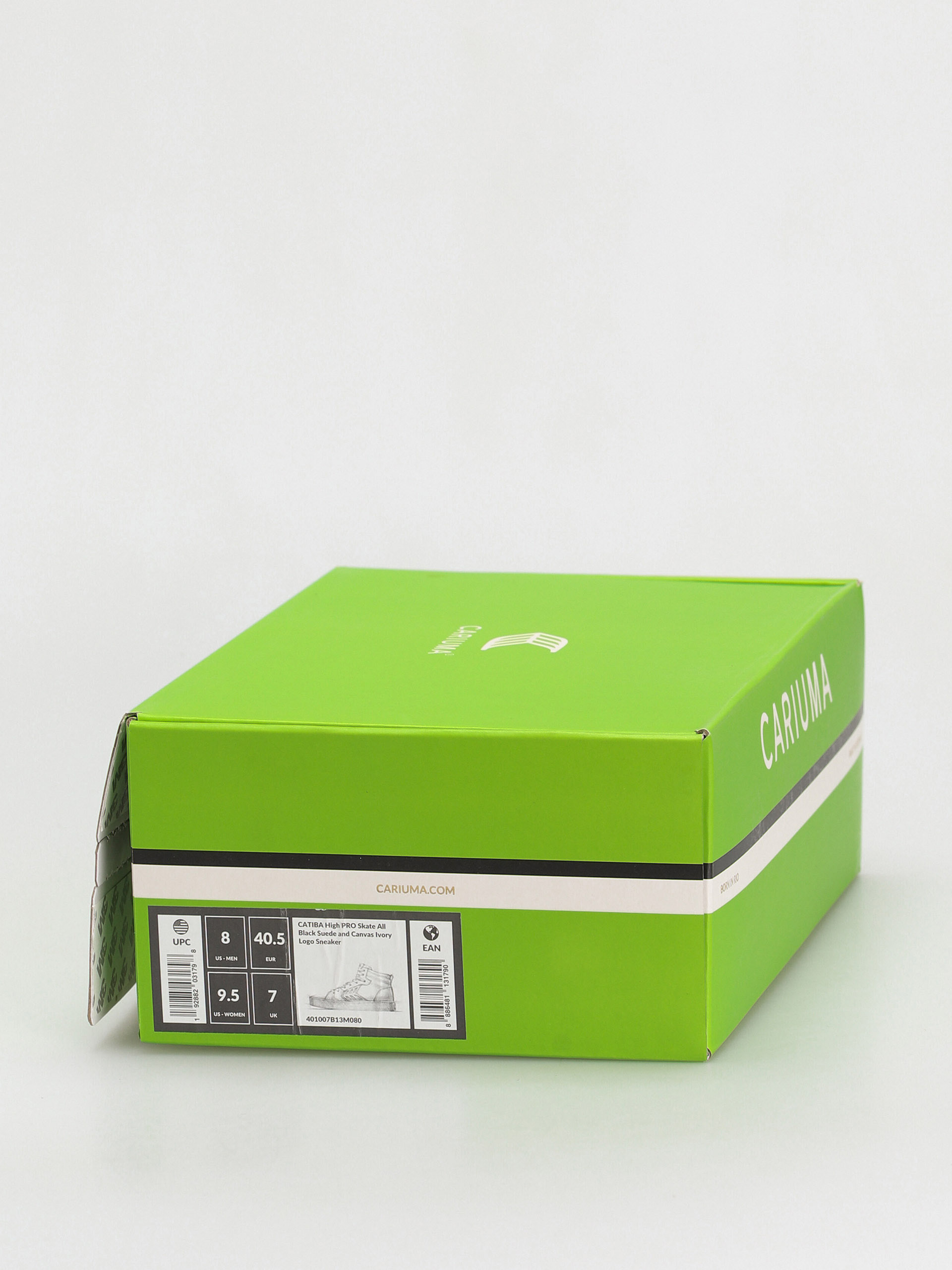 Boty Cariuma Catiba High Pro (all black suede and canvas ivory logo)