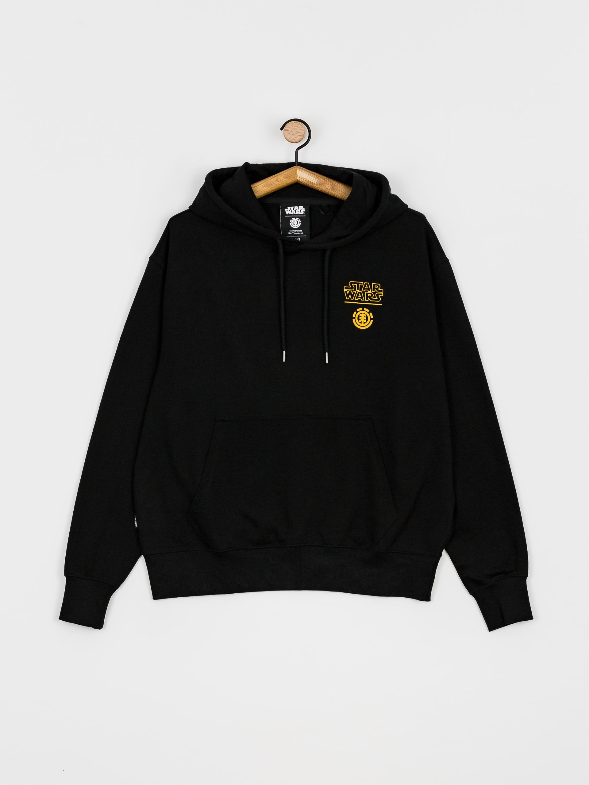 Mikina s kapucí Element Swxe Jedi HD (flint black)